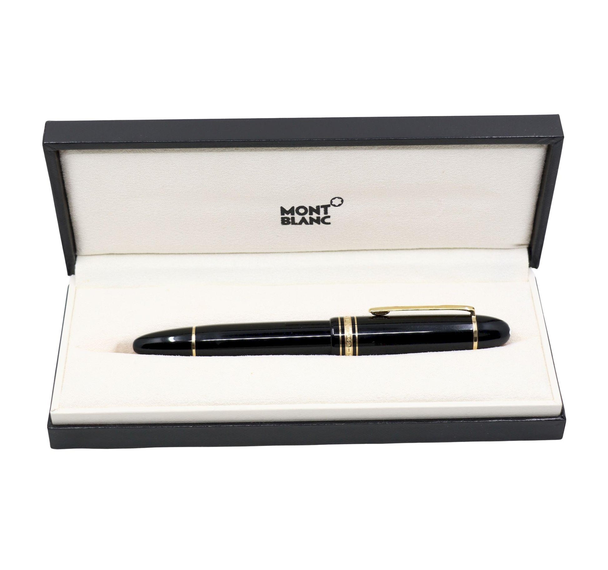 Montblanc Meisterstück Classique 18K Gold Trim Fountain Pen