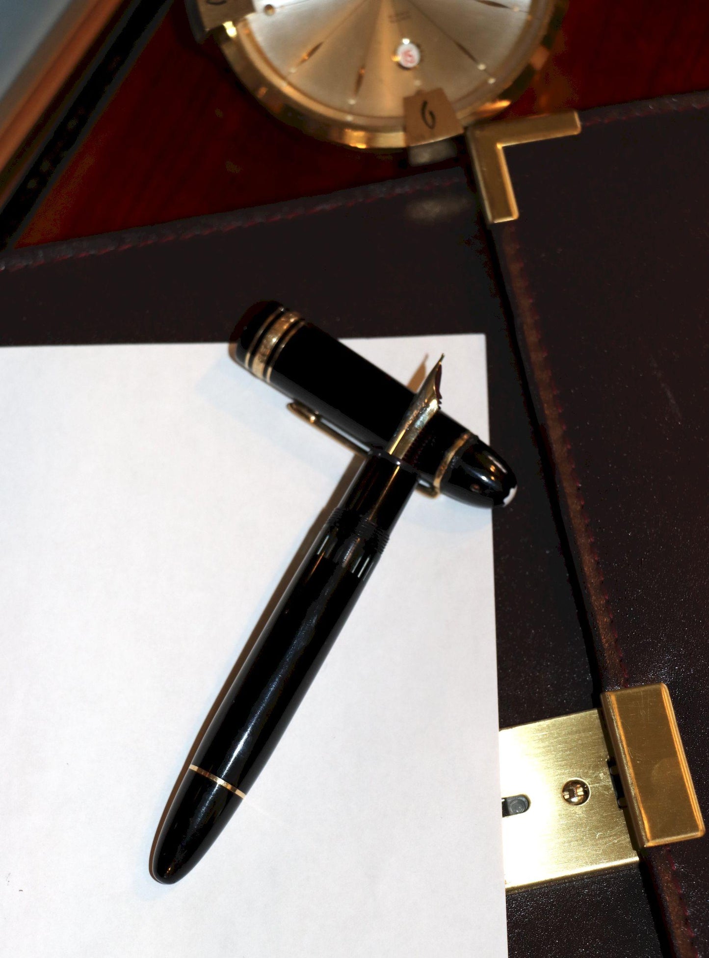 Montblanc Meisterstück Classique 14K Gold Trim Fountain Pen