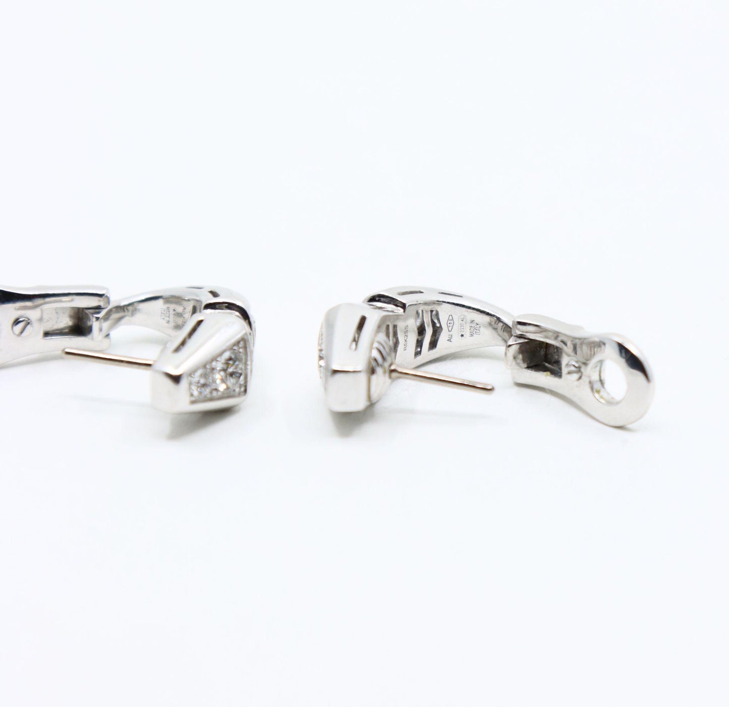BVLGARI 18K White Gold Serpenti Viper Ring & Earrings Set