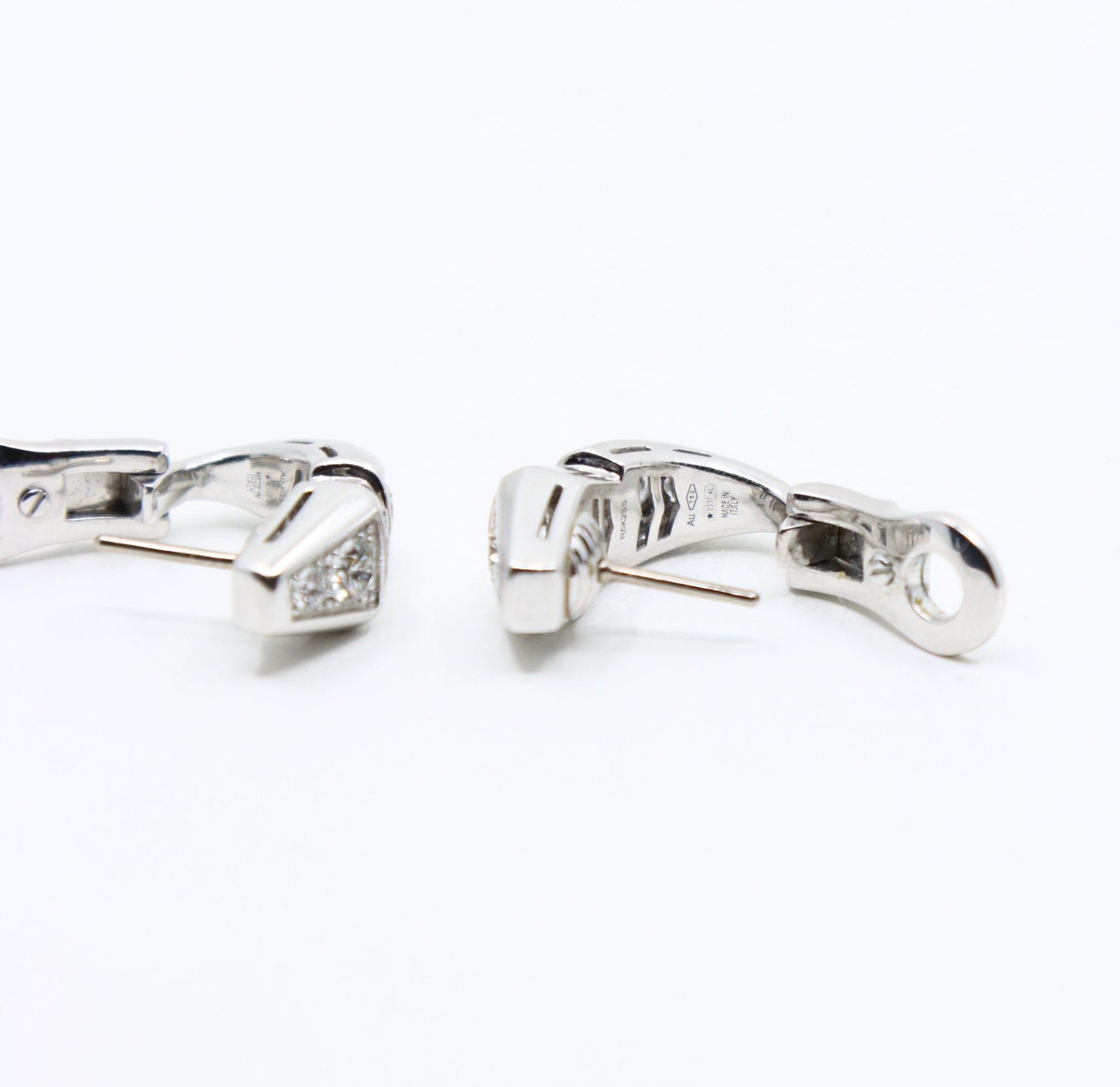 BVLGARI 18K White Gold Serpenti Viper Ring & Earrings Set