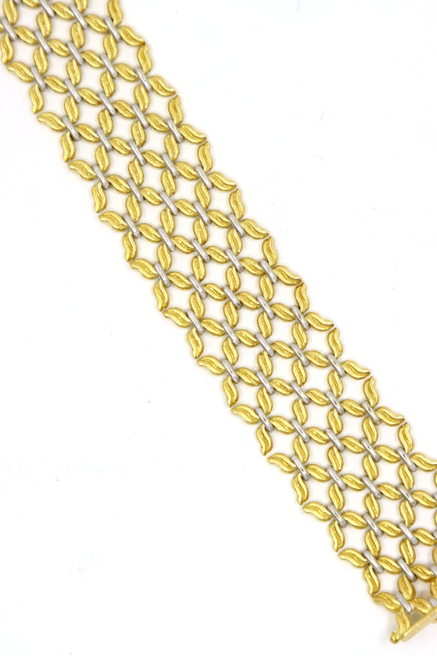 Buccellati 18K Yellow & White Gold Woven Bracelet