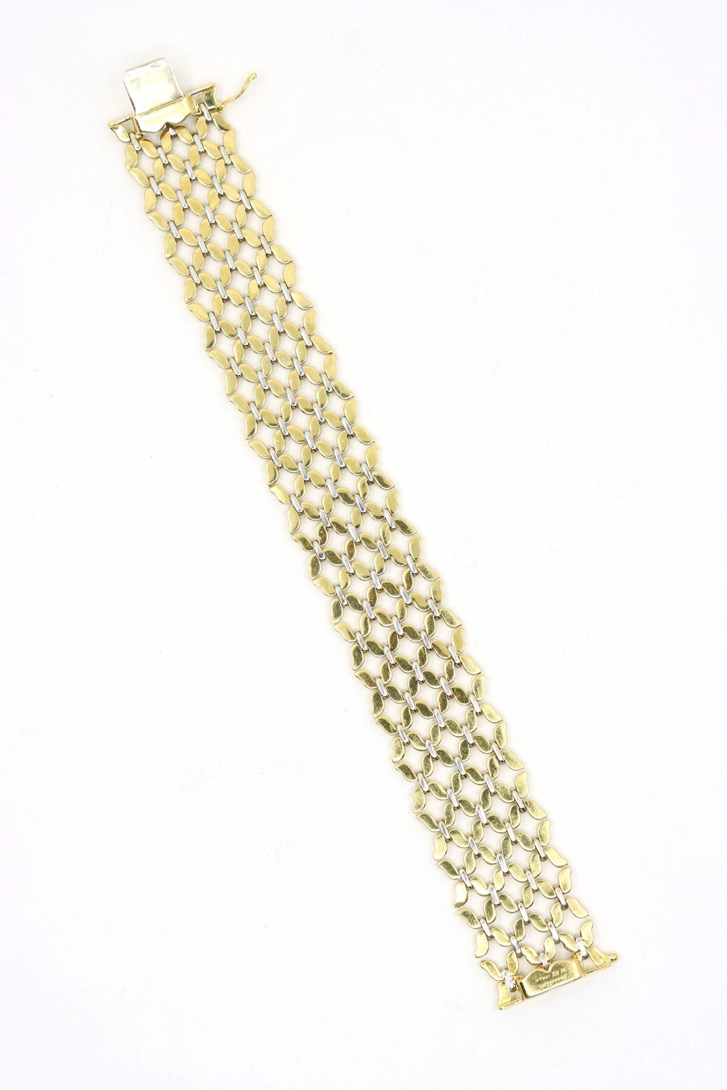 Buccellati 18K Yellow & White Gold Woven Bracelet