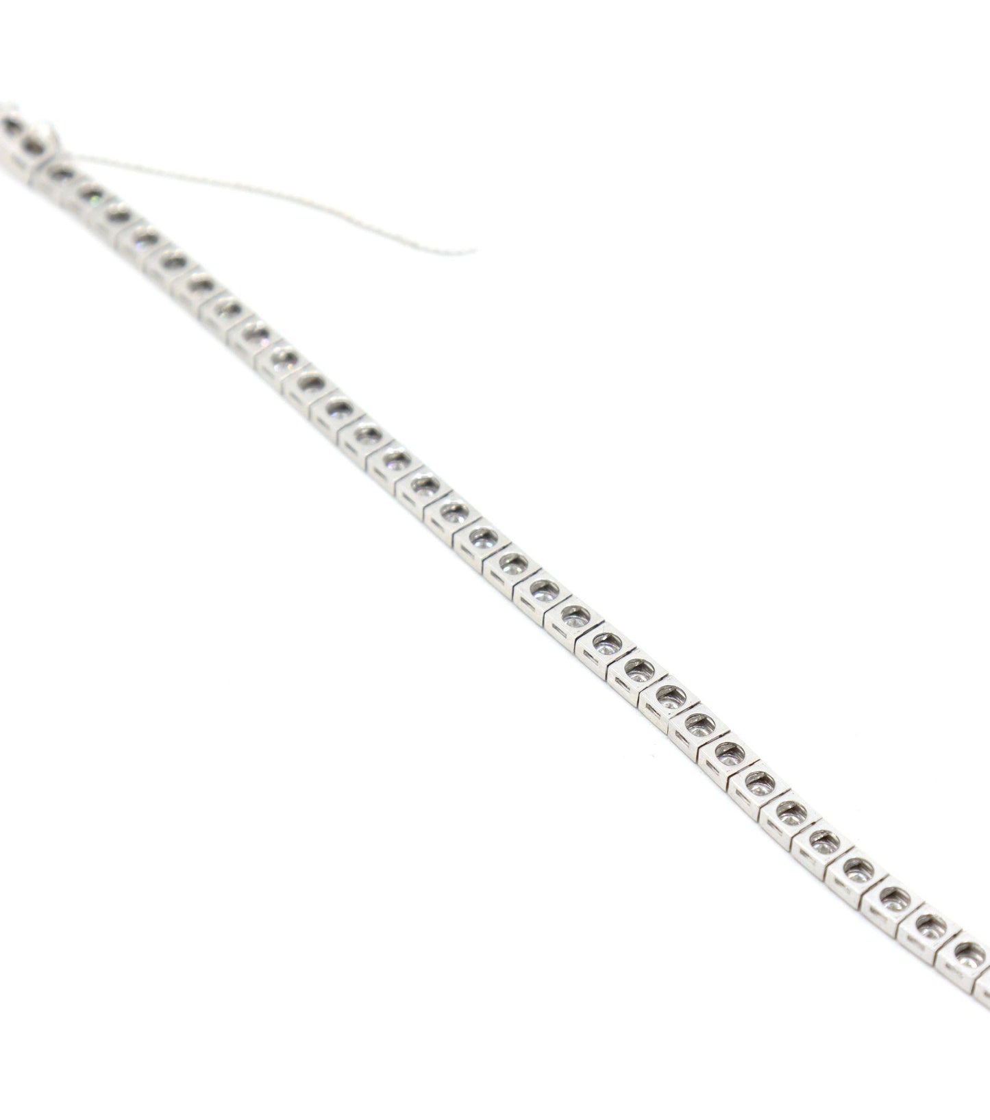 Vintage Platinum Diamond Tennis Bracelet