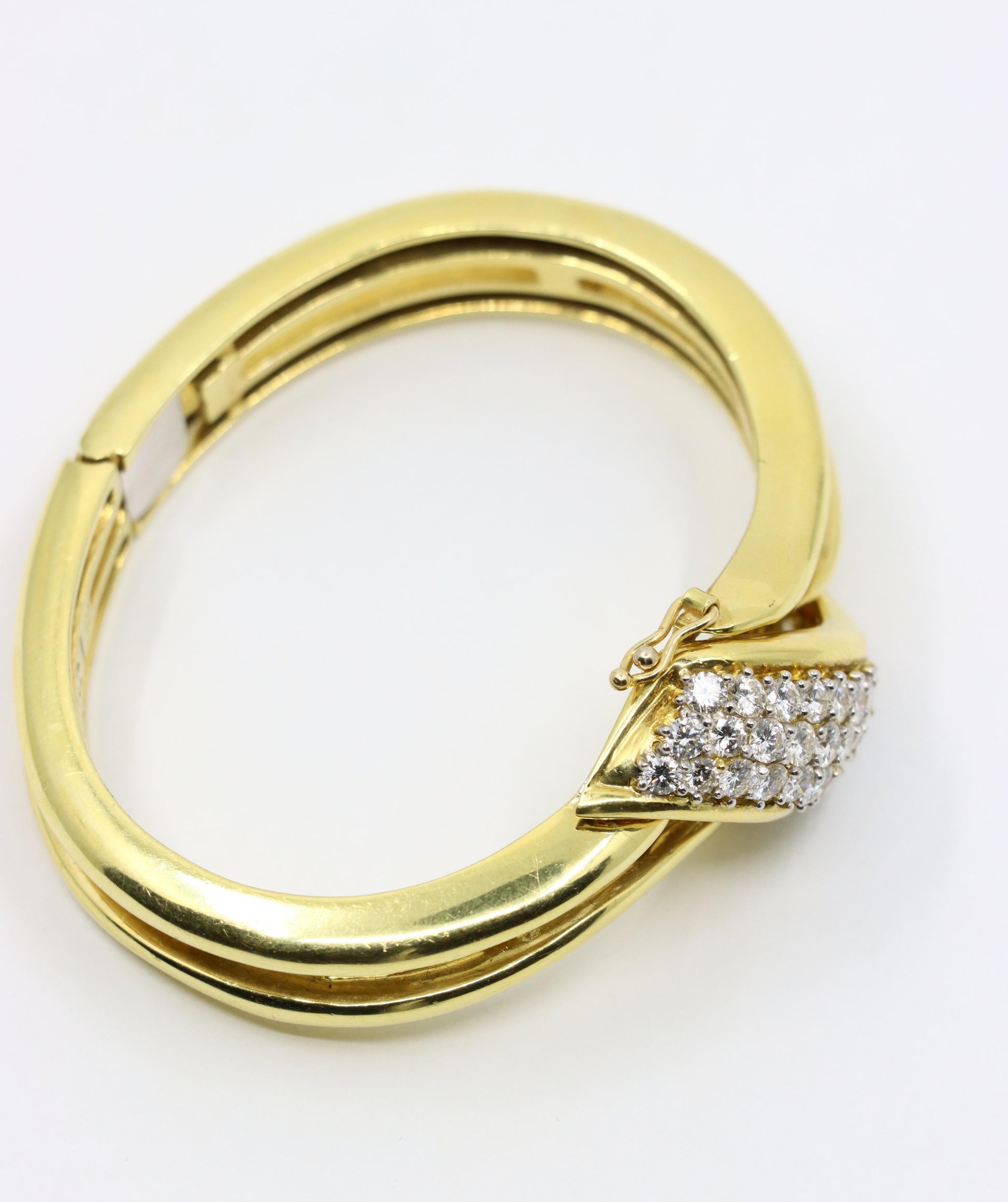 Vintage 18K Gold Diamond Bracelet