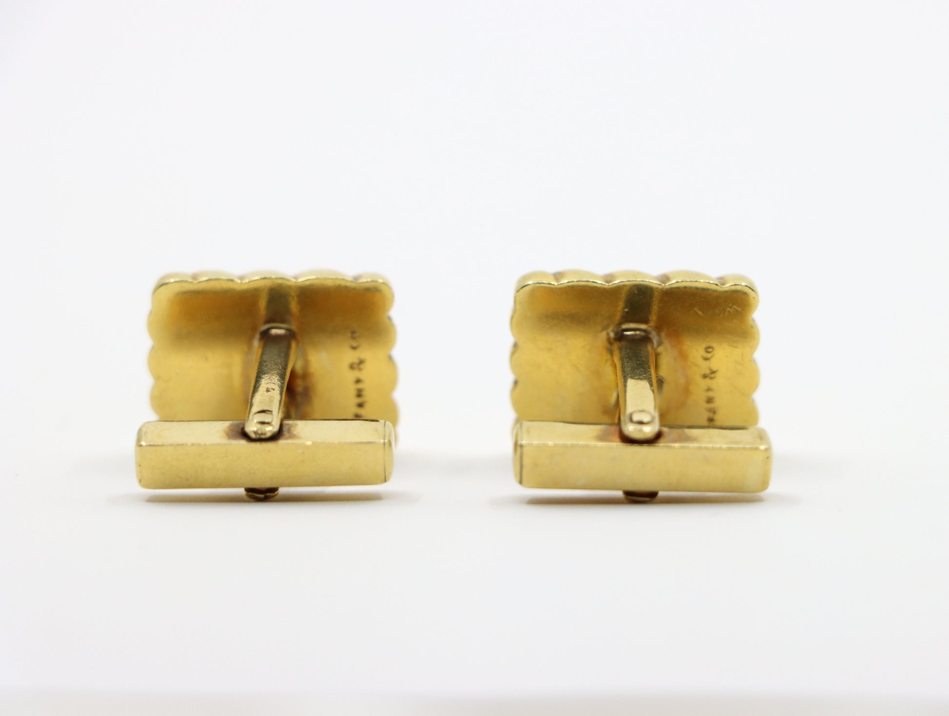 Tiffany & Co. 14K Gold Rectangle Cufflink