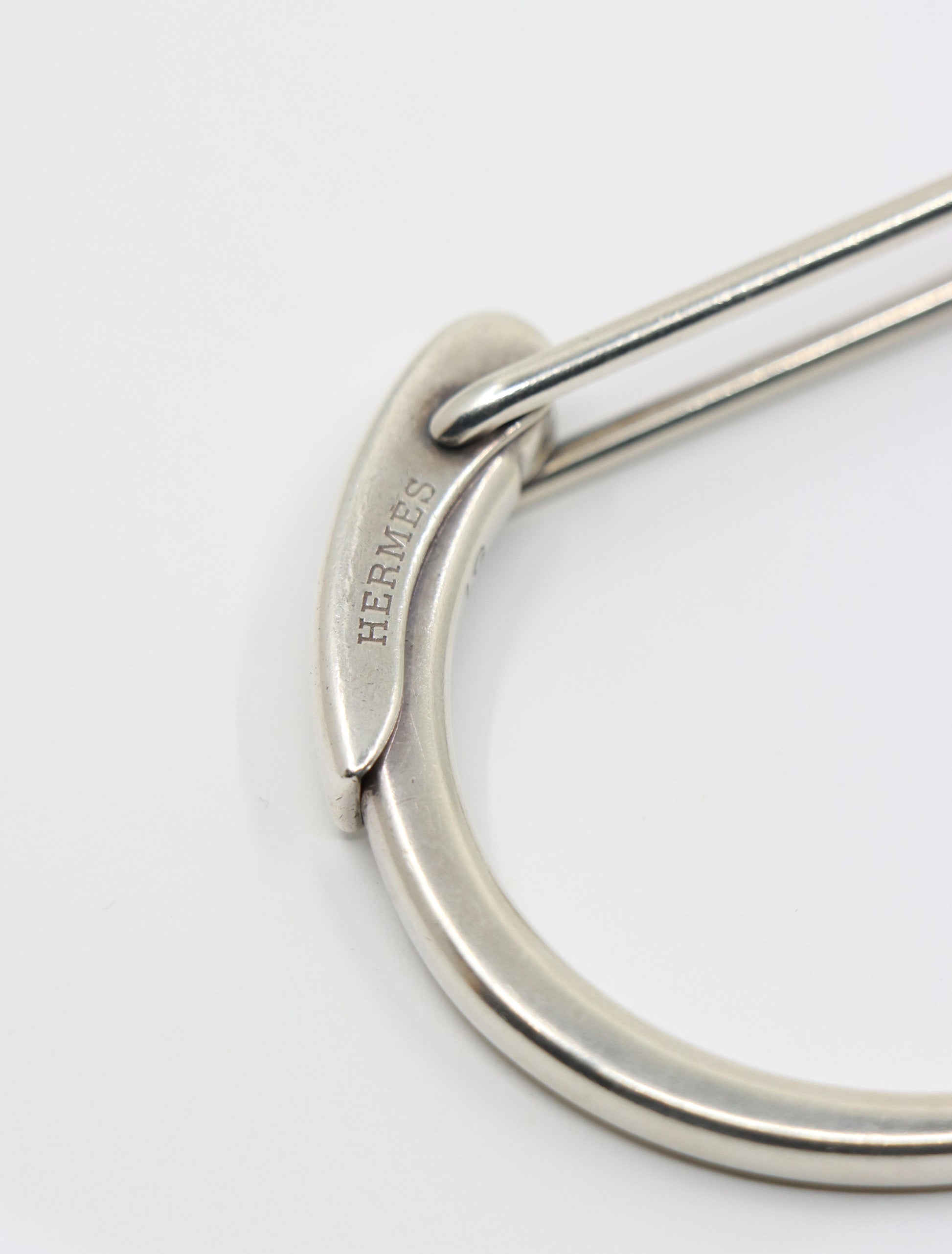 Hermes Sterling Silver Clic Snap Bracelet