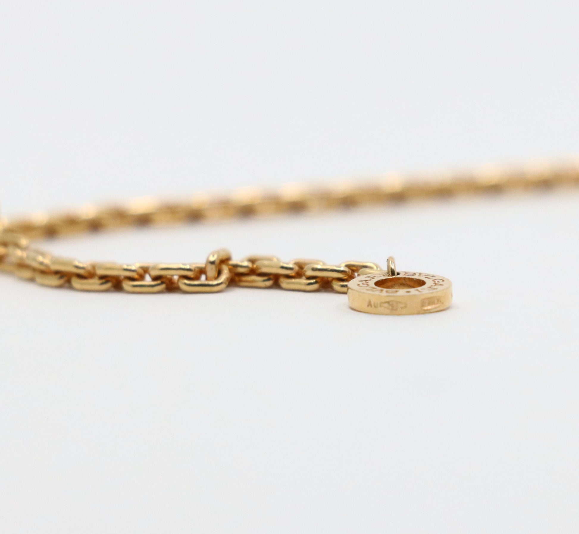 Bulgari B.Zero 18K Rose Gold Black Ceramic Necklace