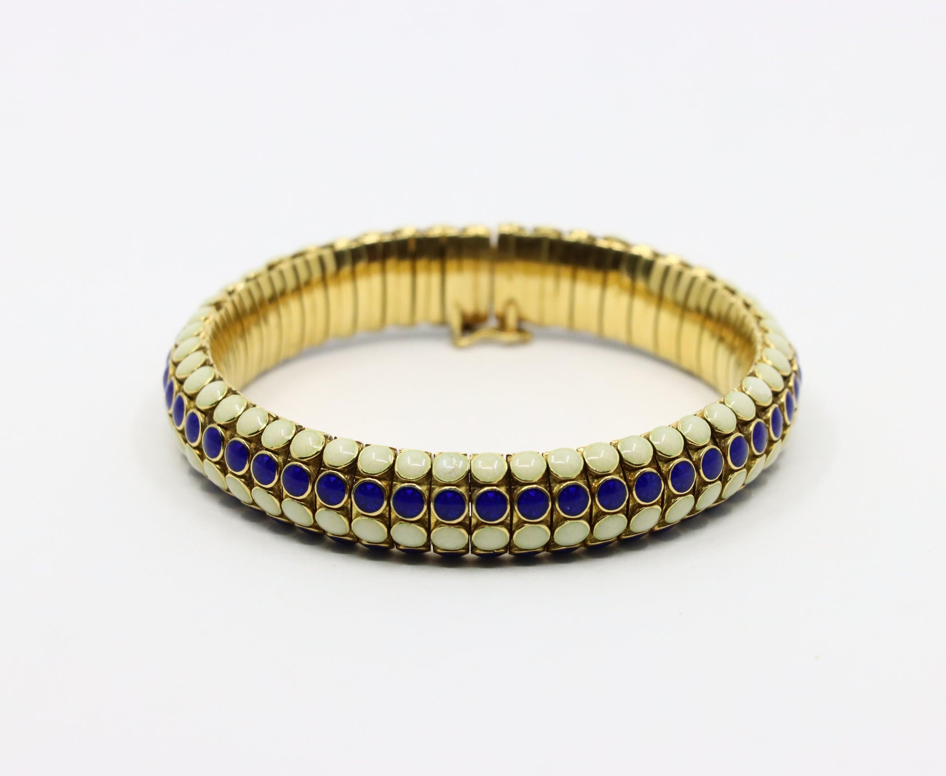 Vintage Tiffany & Co. 18K Gold Enamel Bracelet