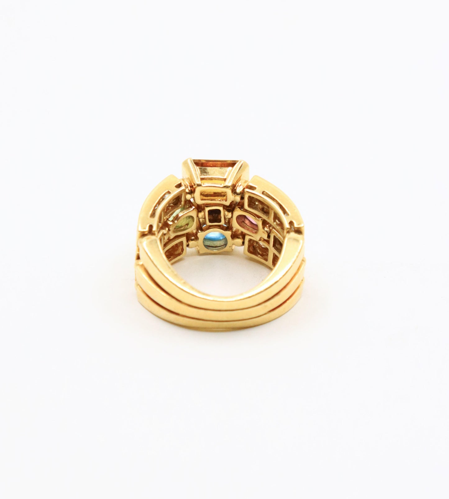 Bulgari Allegra Diamond & Multi-Gemstone Ring