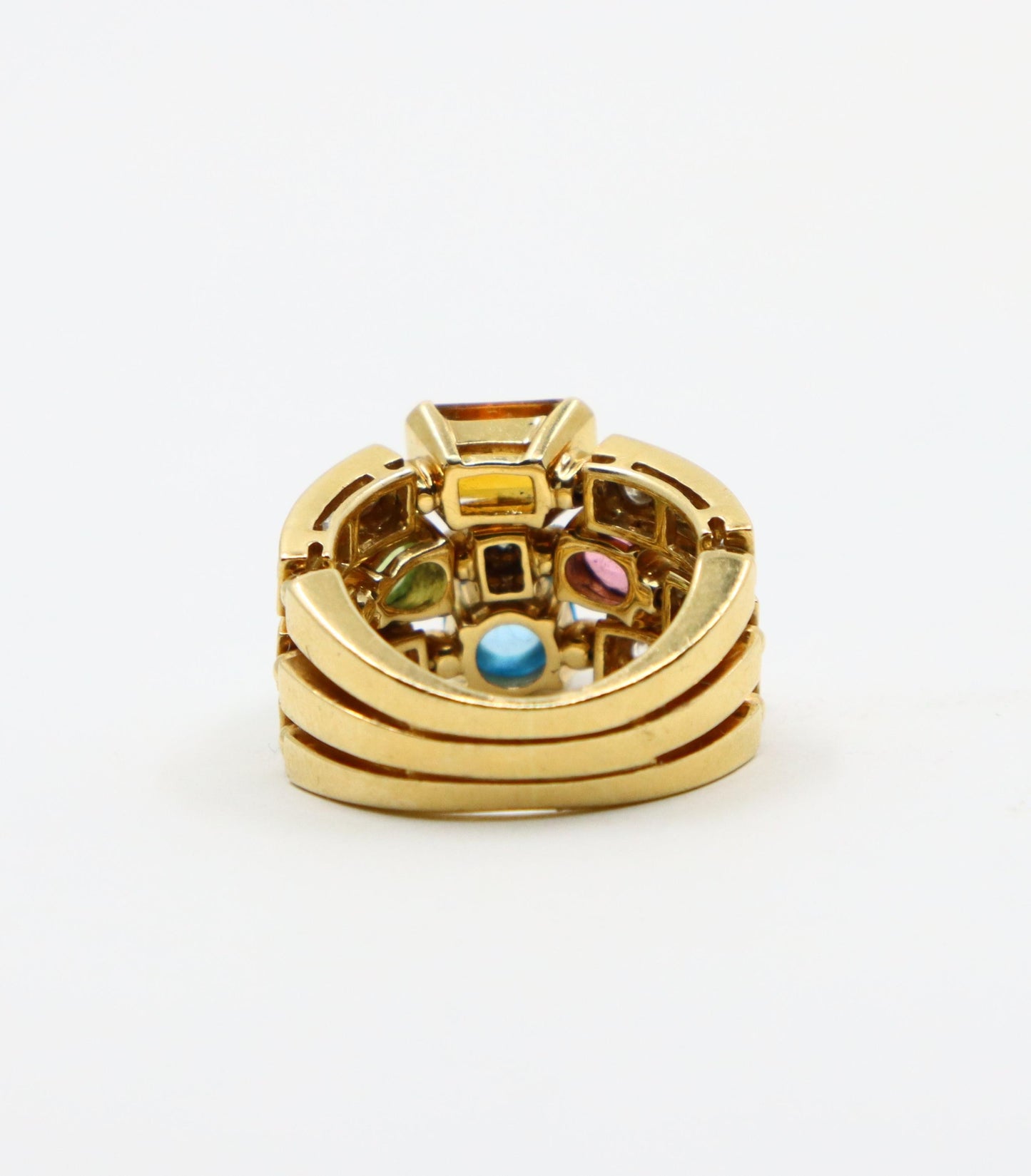 Bulgari Allegra Diamond & Multi-Gemstone Ring