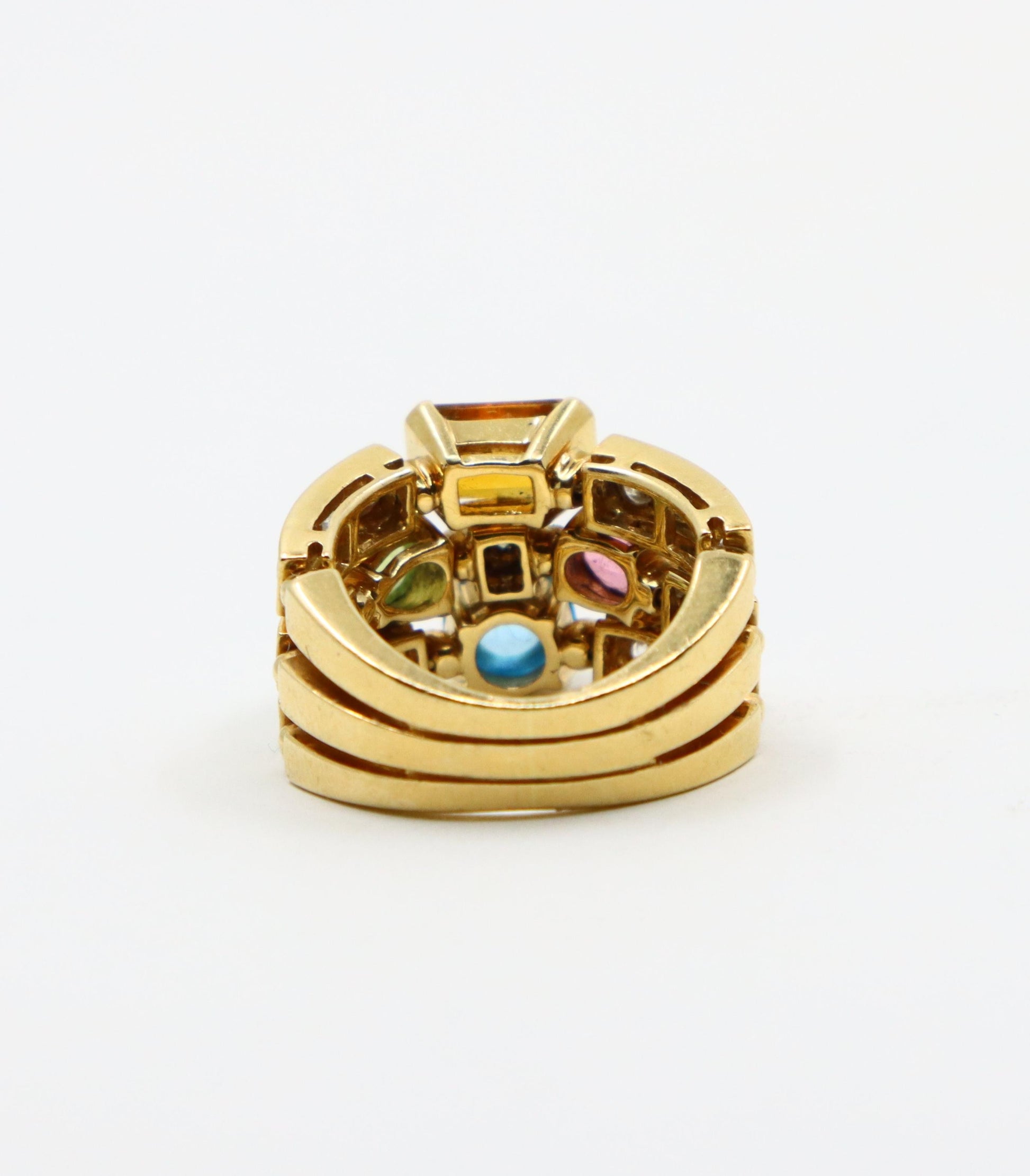 Bulgari Allegra Diamond & Multi-Gemstone Ring