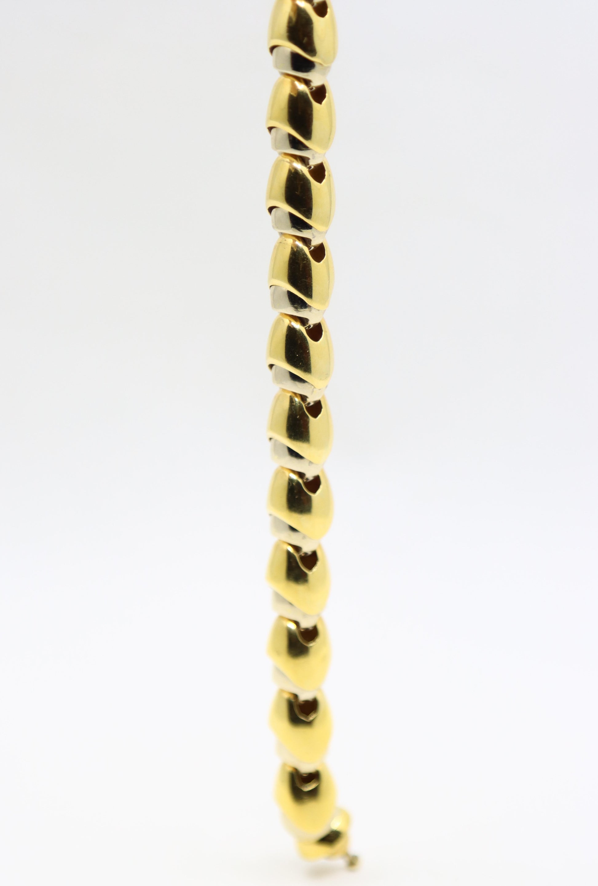 BARAKA 18K Yellow & White Gold Link Bracelet