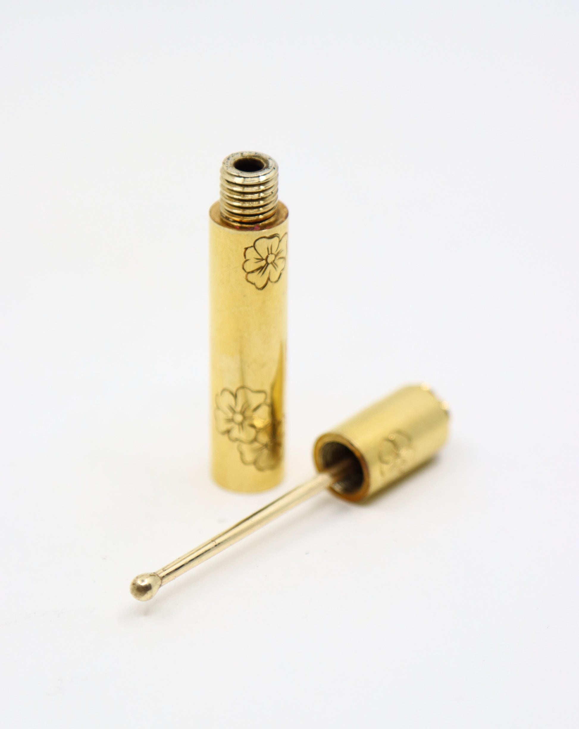 Vintage Van Cleef & Arpels 18k Gold Ruby and Diamond Perfume Bottle