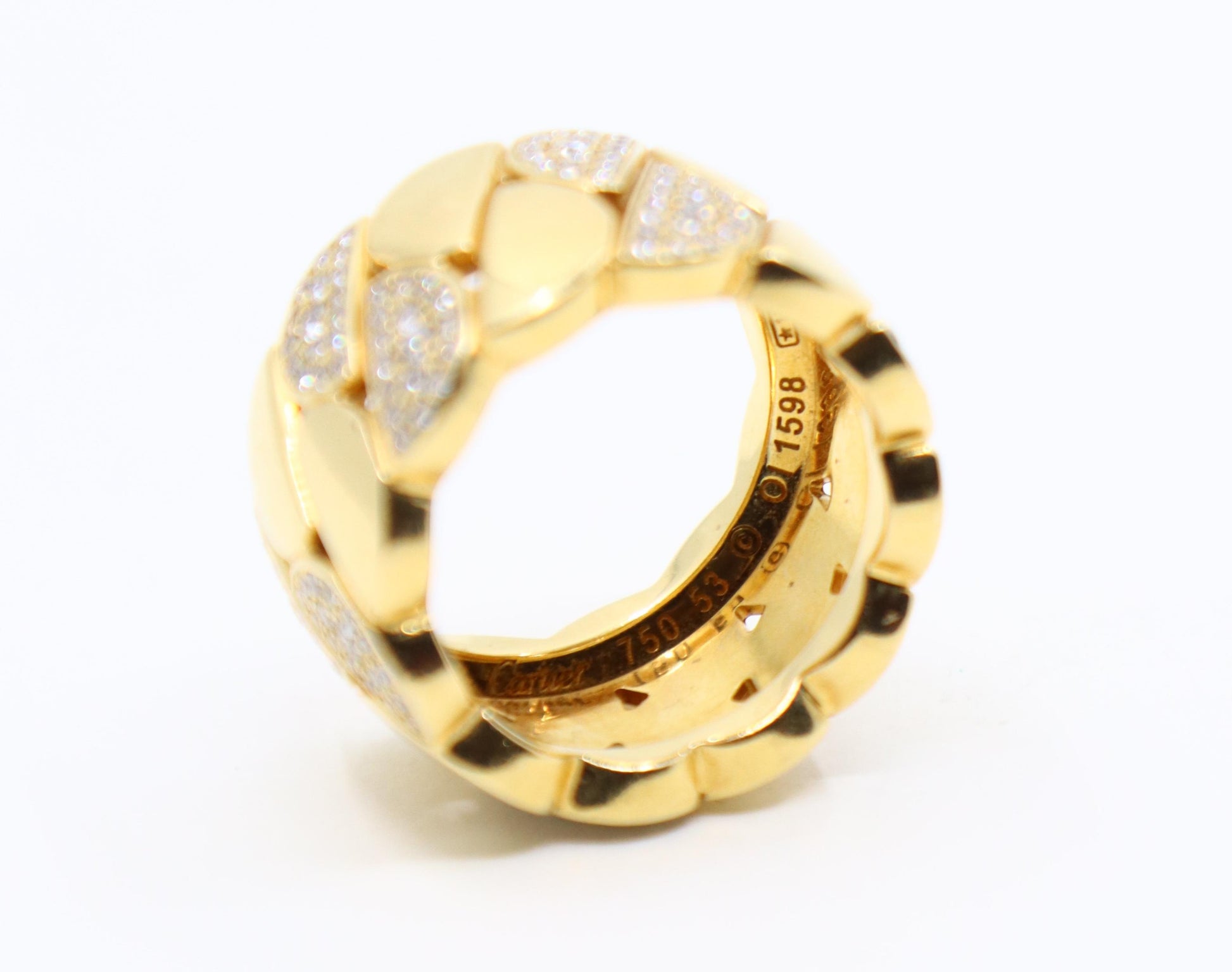 Cartier 18K Gold La Dona Diamond Ring
