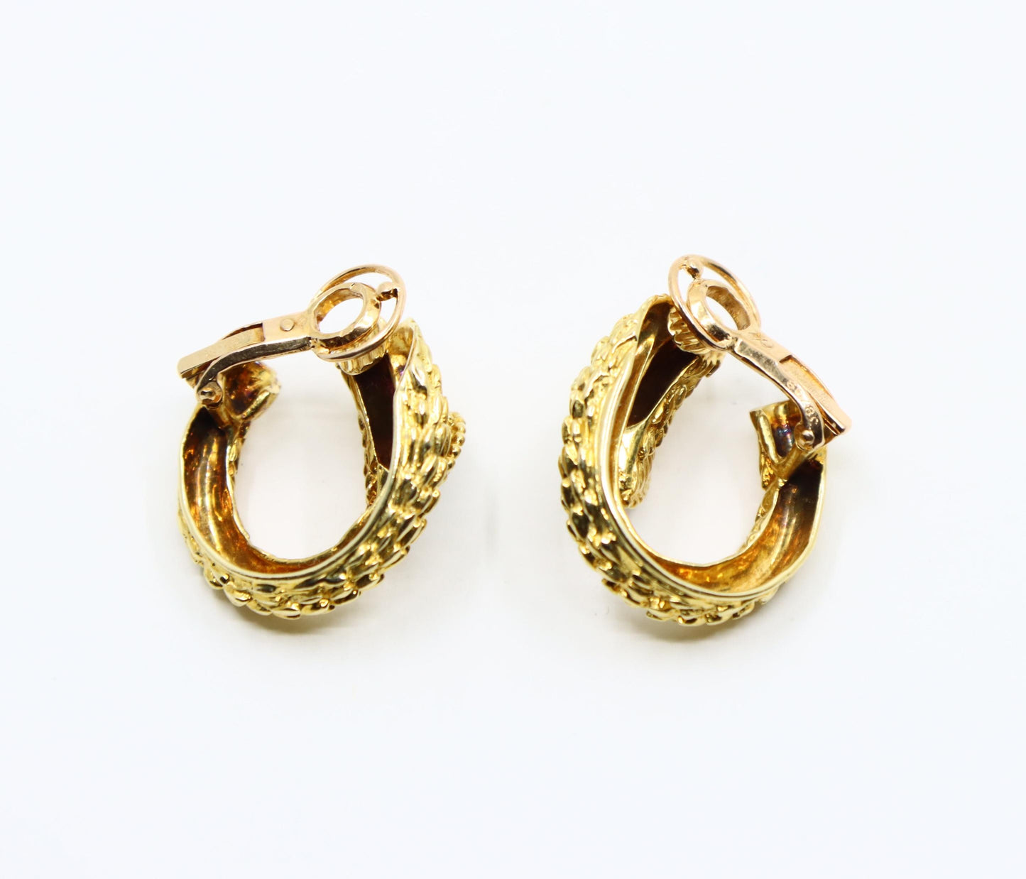 Boucheron 18K Gold Diamonds "Serpent Boheme" Earrings