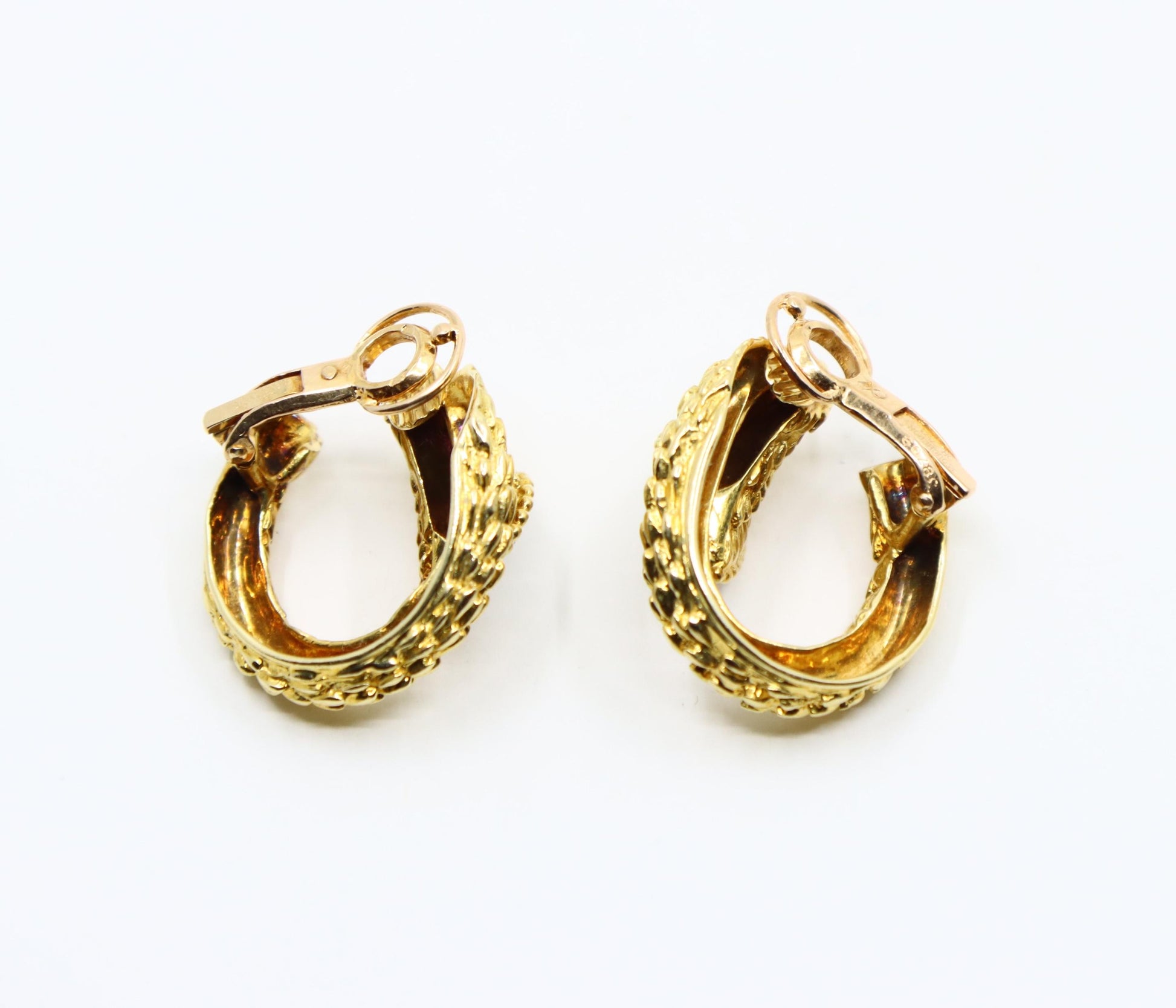 Boucheron 18K Gold Diamonds "Serpent Boheme" Earrings
