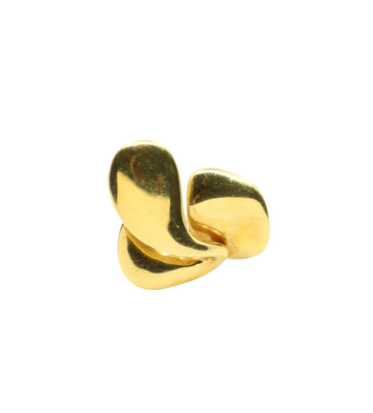 Alain Duclos 18K Gold Designer Asymmetric Ring
