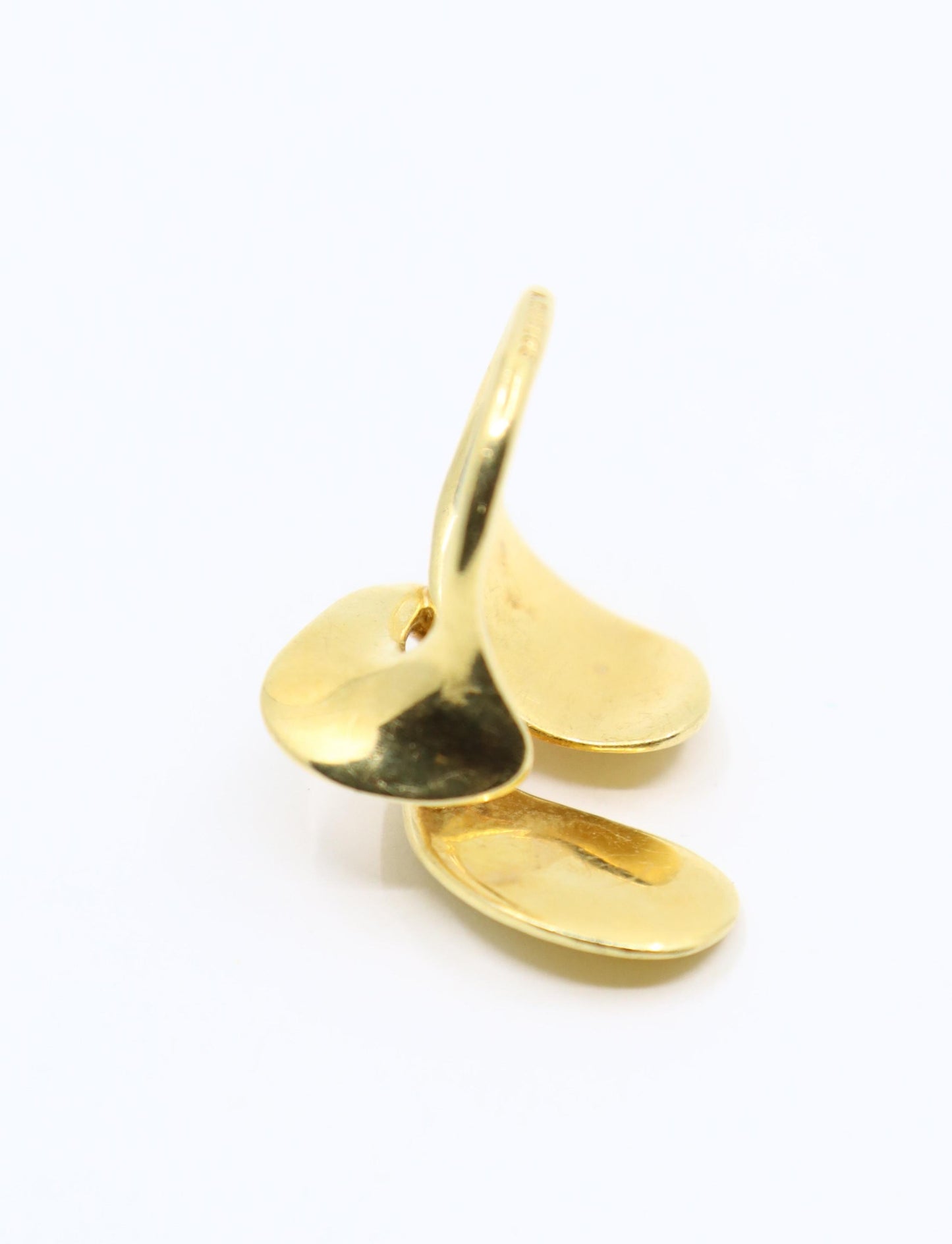 Alain Duclos 18K Gold Designer Asymmetric Ring