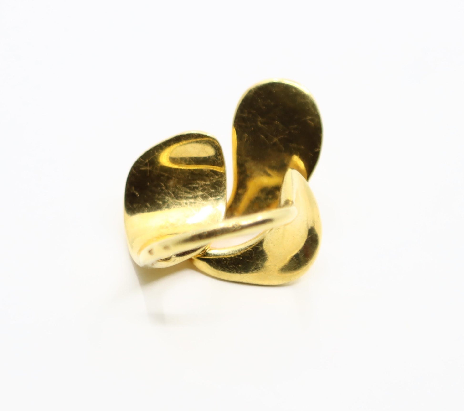 Alain Duclos 18K Gold Designer Asymmetric Ring