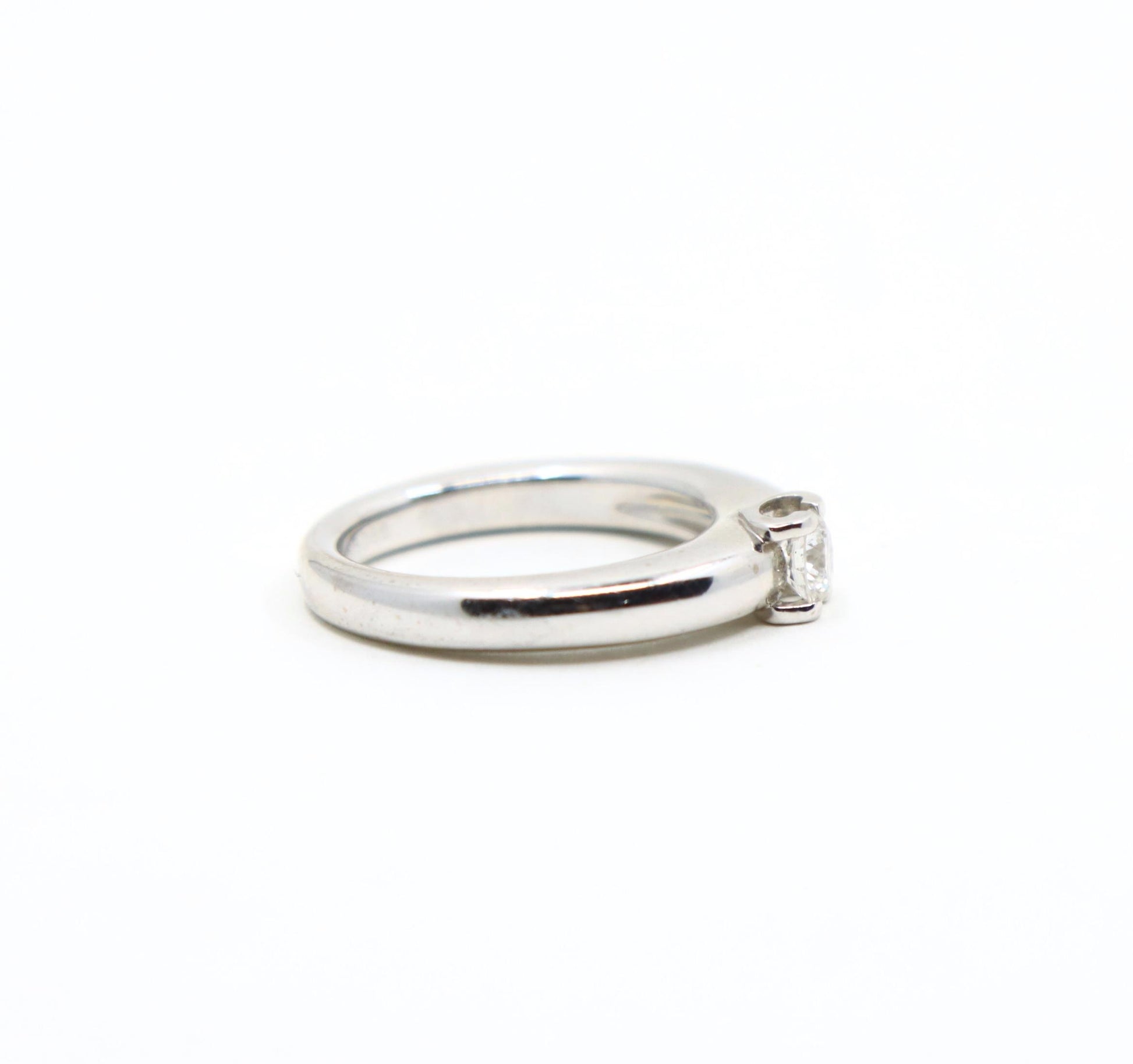 Cartier 18K White Gold Engagement Ring