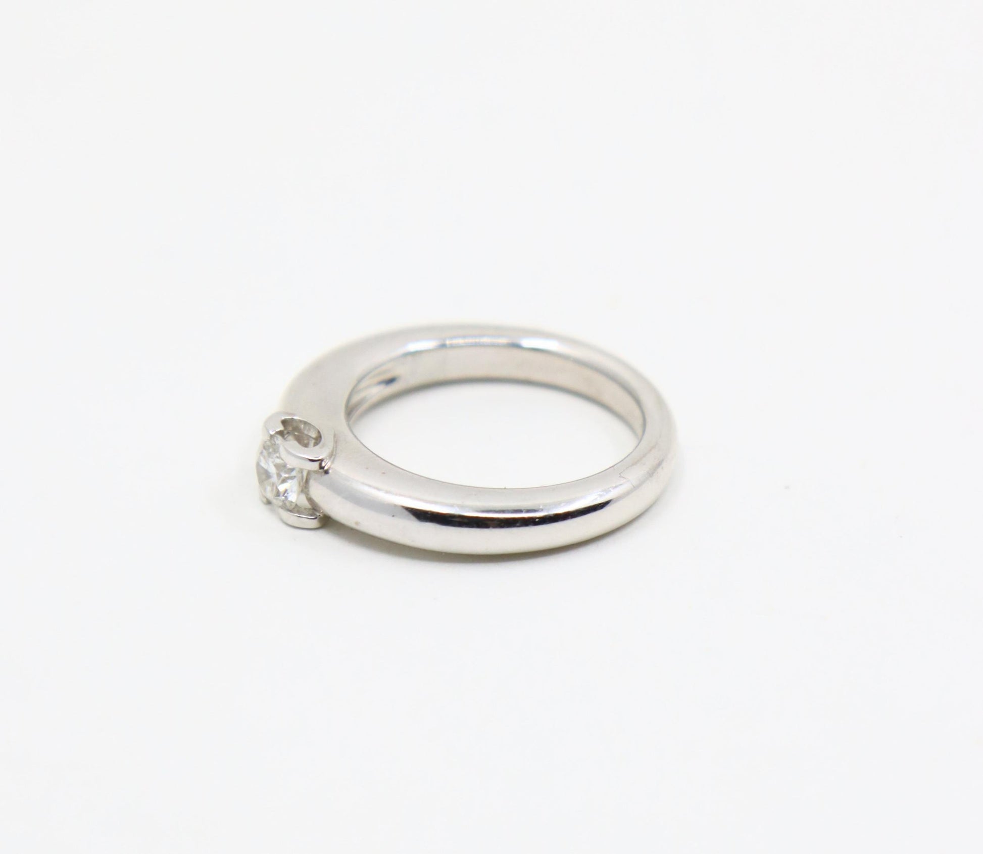 Cartier 18K White Gold Engagement Ring