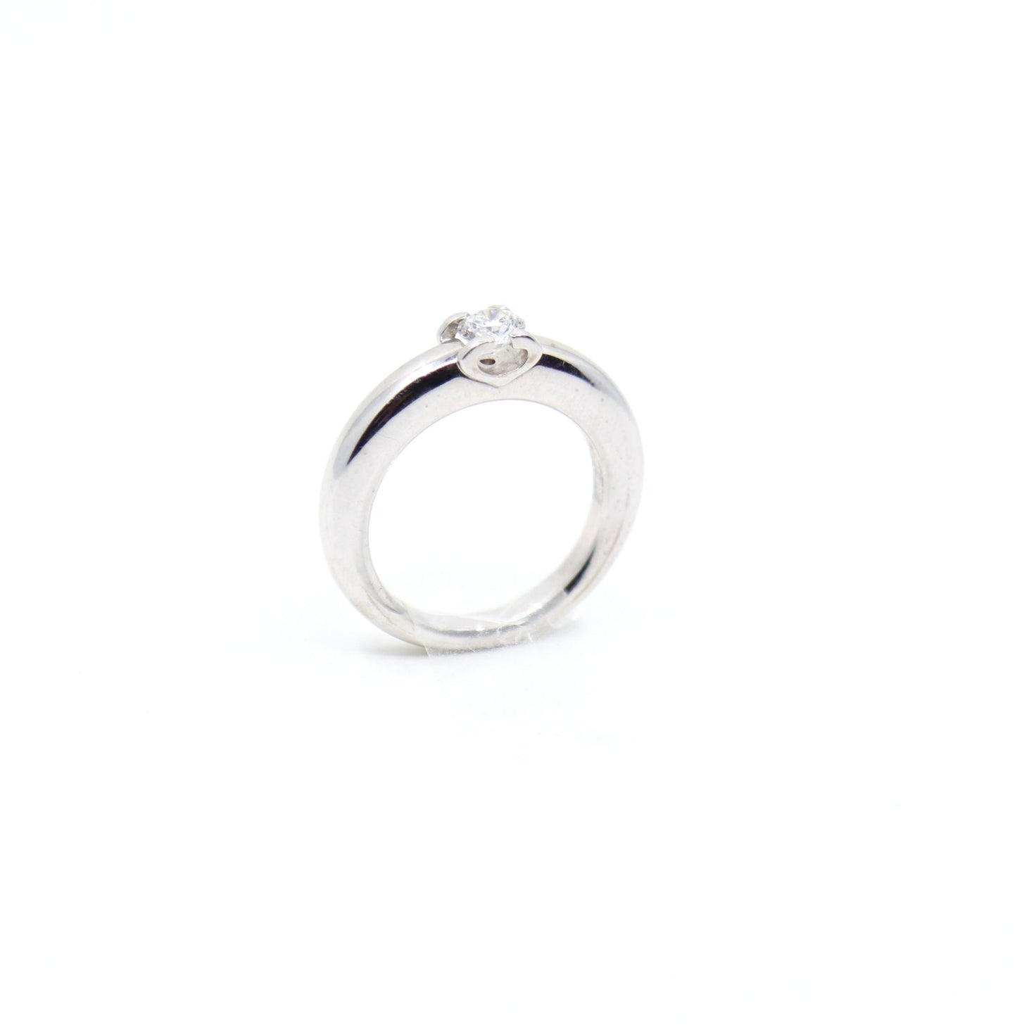 Cartier 18K White Gold Engagement Ring