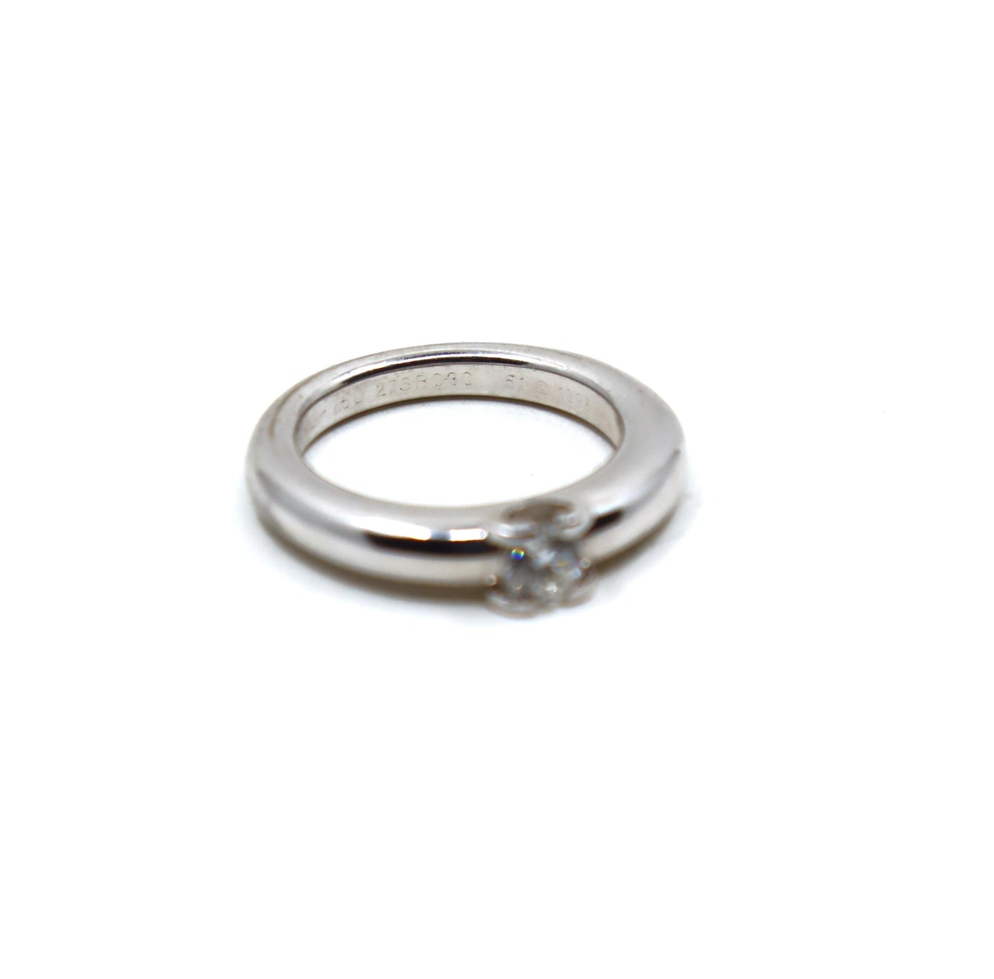 Cartier 18K White Gold Engagement Ring