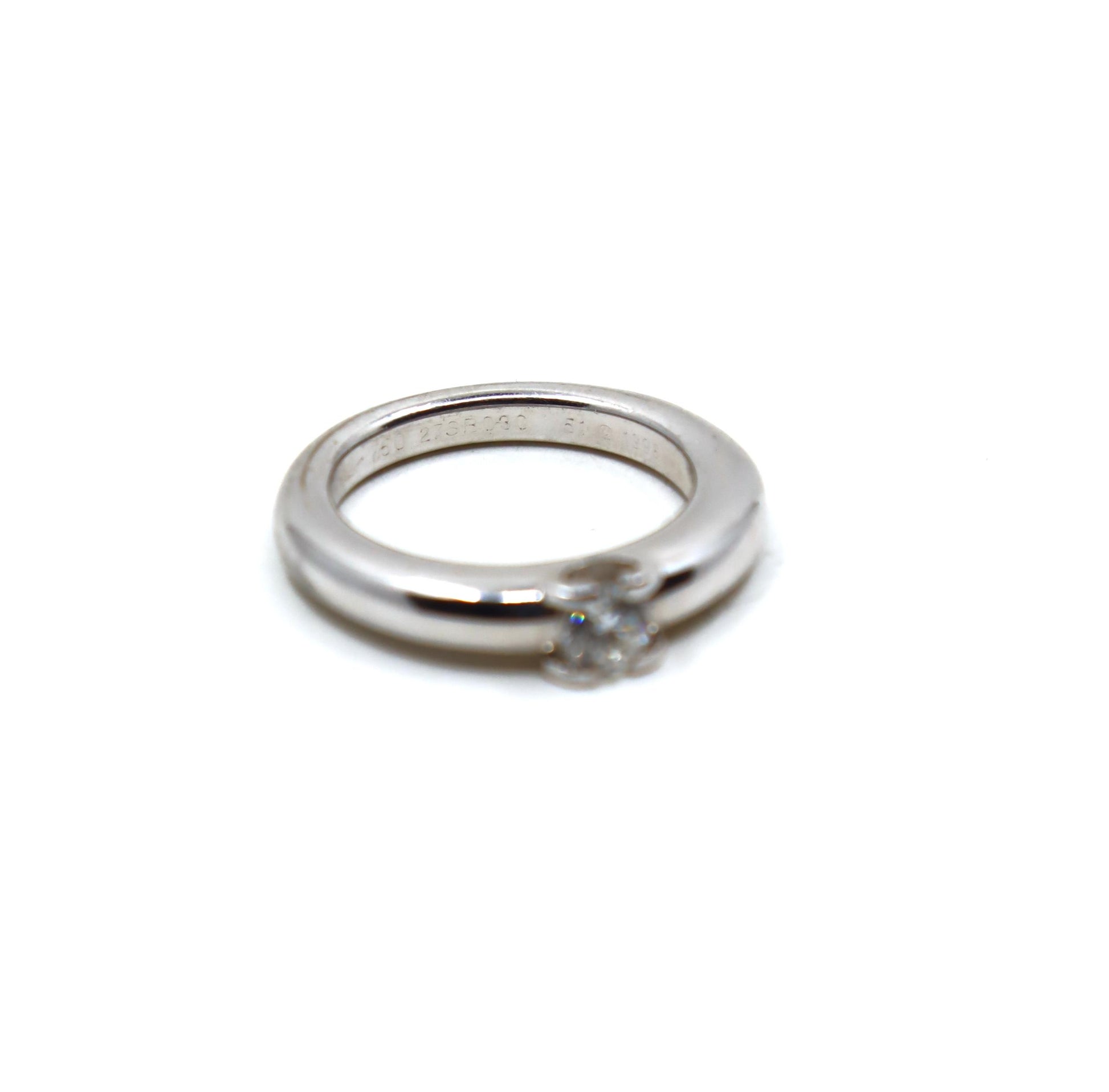 Cartier 18K White Gold Engagement Ring