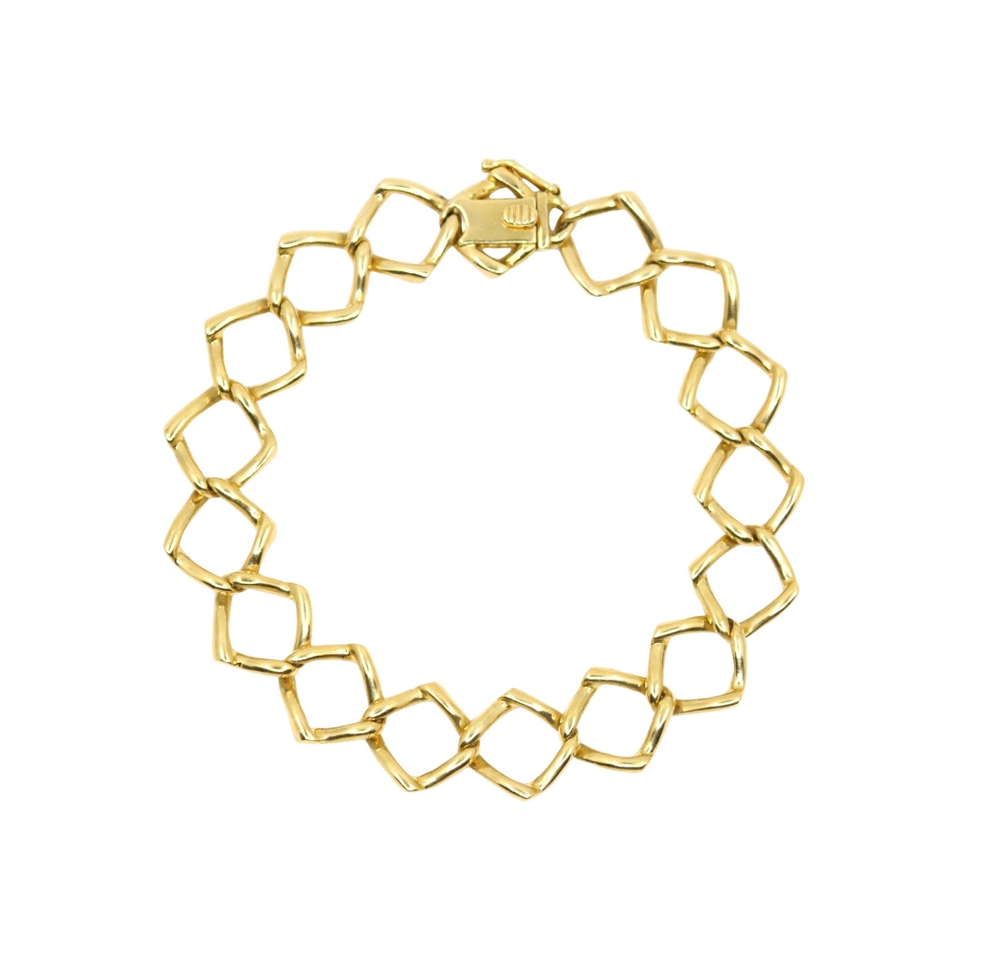 Tiffany & Co Paloma Picasso 18K Gold Triangle Link Bracelet
