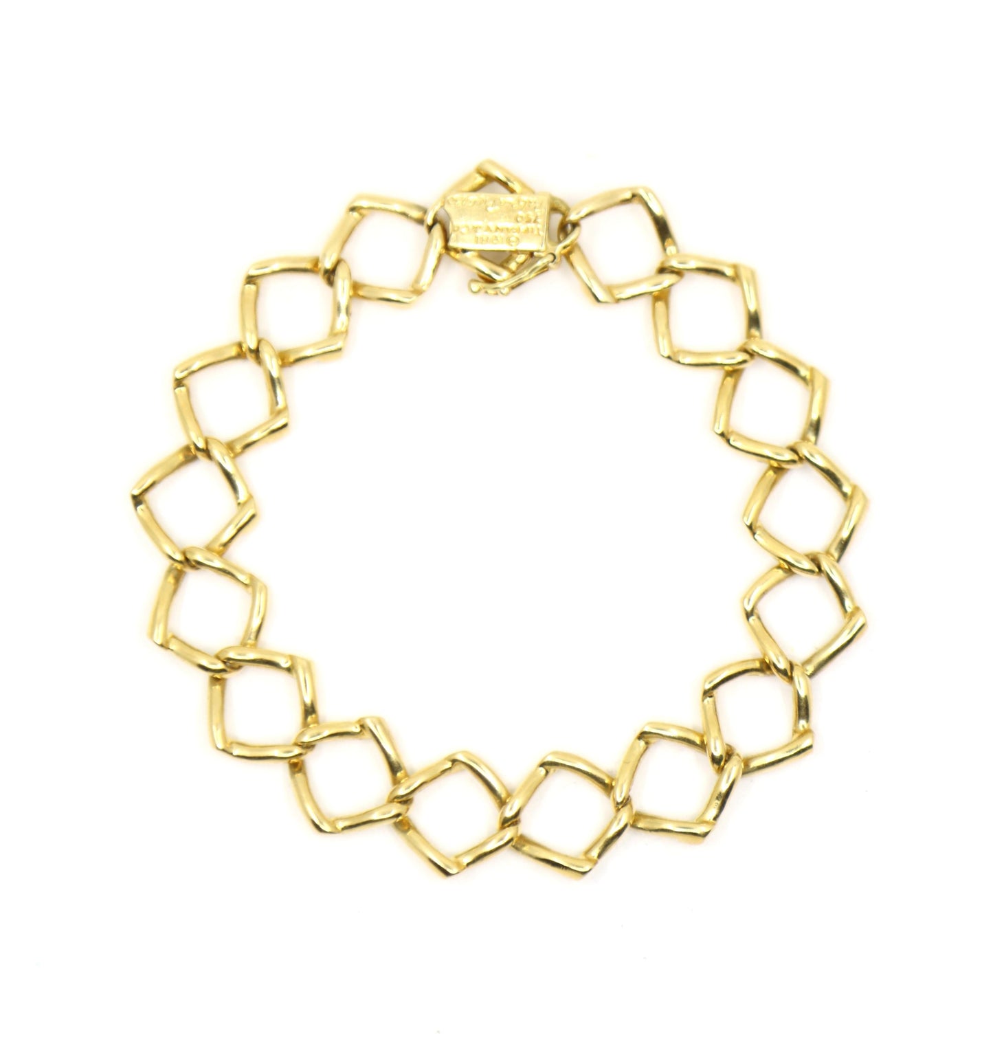 Tiffany & Co Paloma Picasso 18K Gold Triangle Link Bracelet