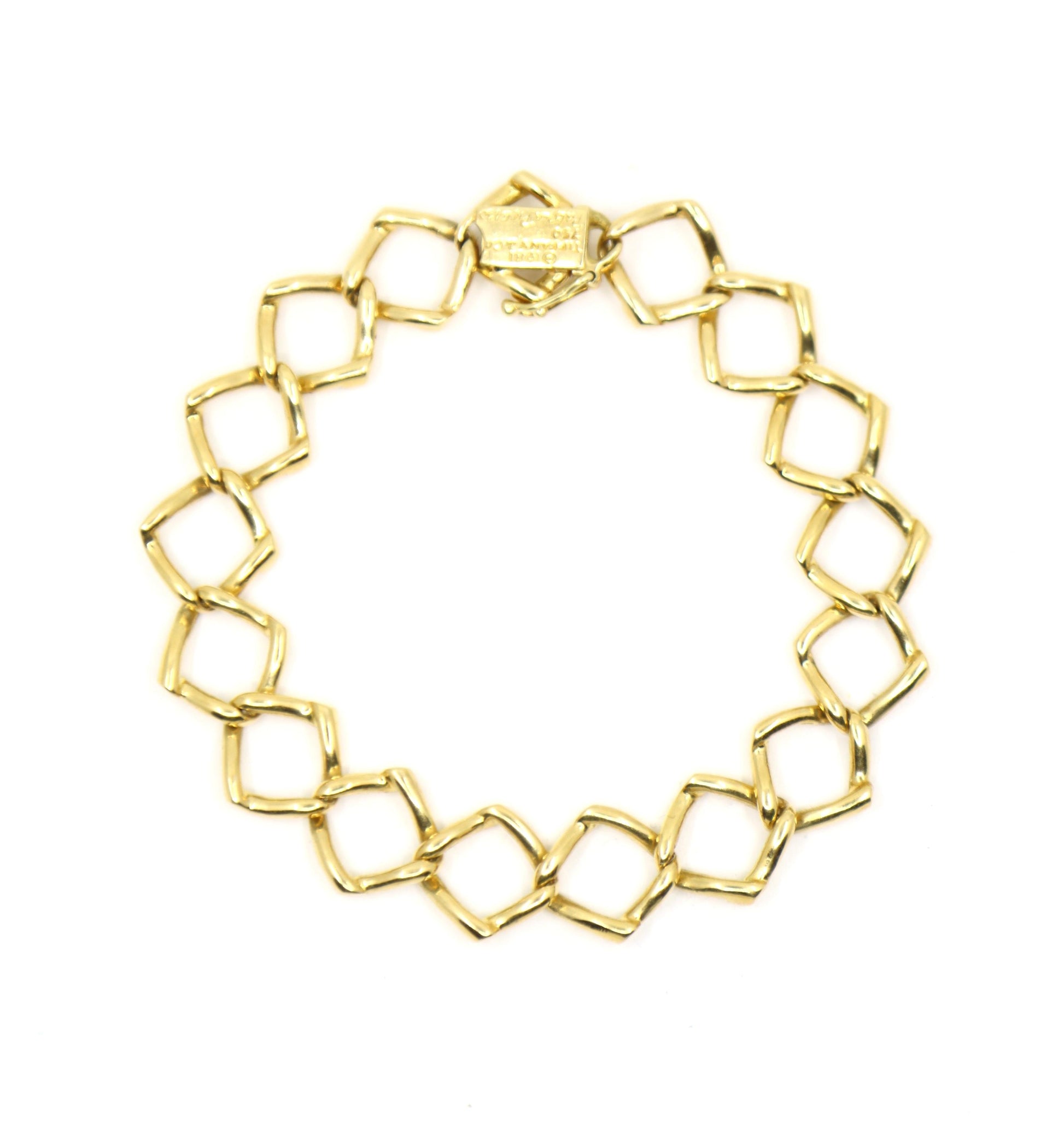 Tiffany & Co Paloma Picasso 18K Gold Triangle Link Bracelet