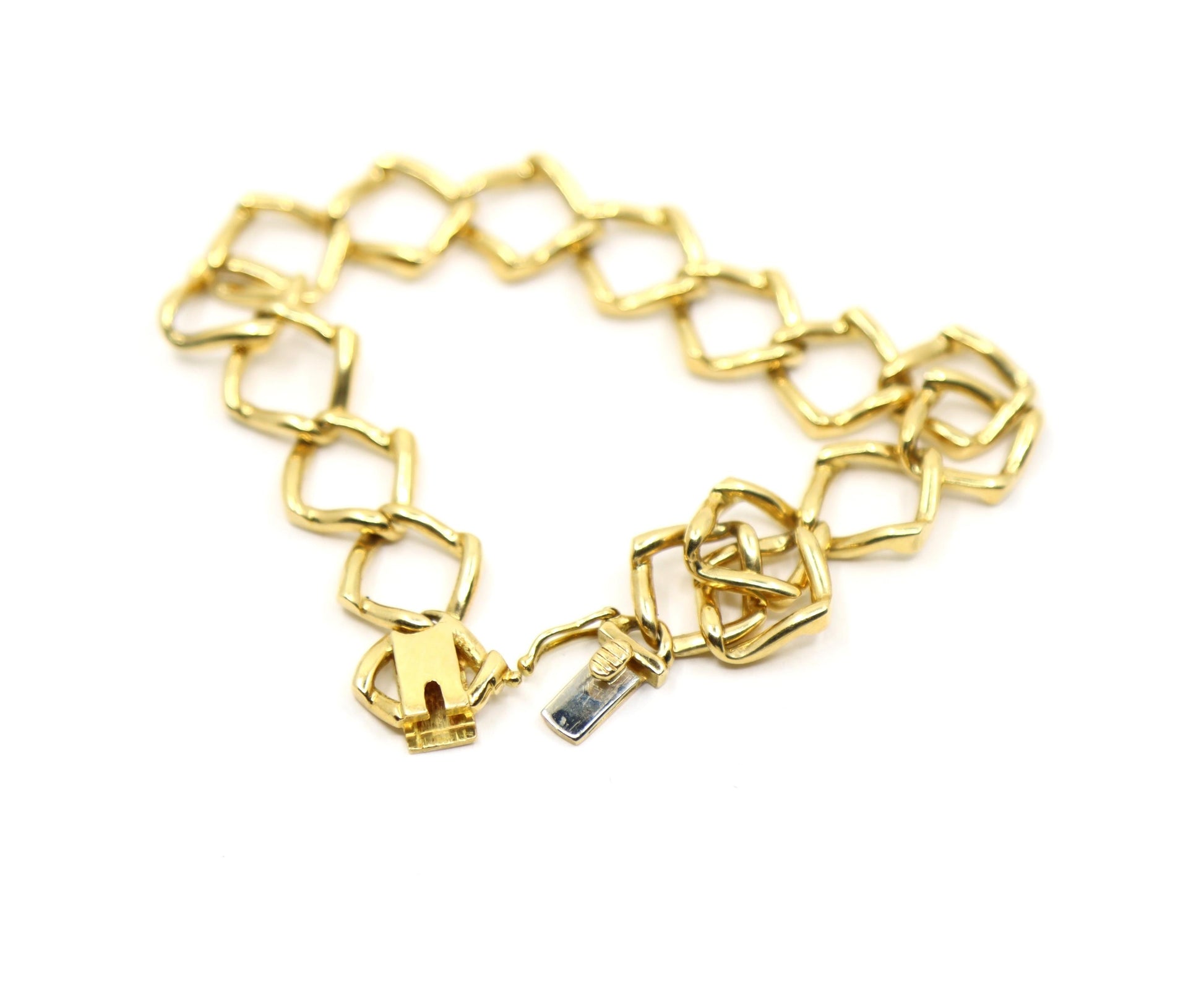 Tiffany & Co Paloma Picasso 18K Gold Triangle Link Bracelet