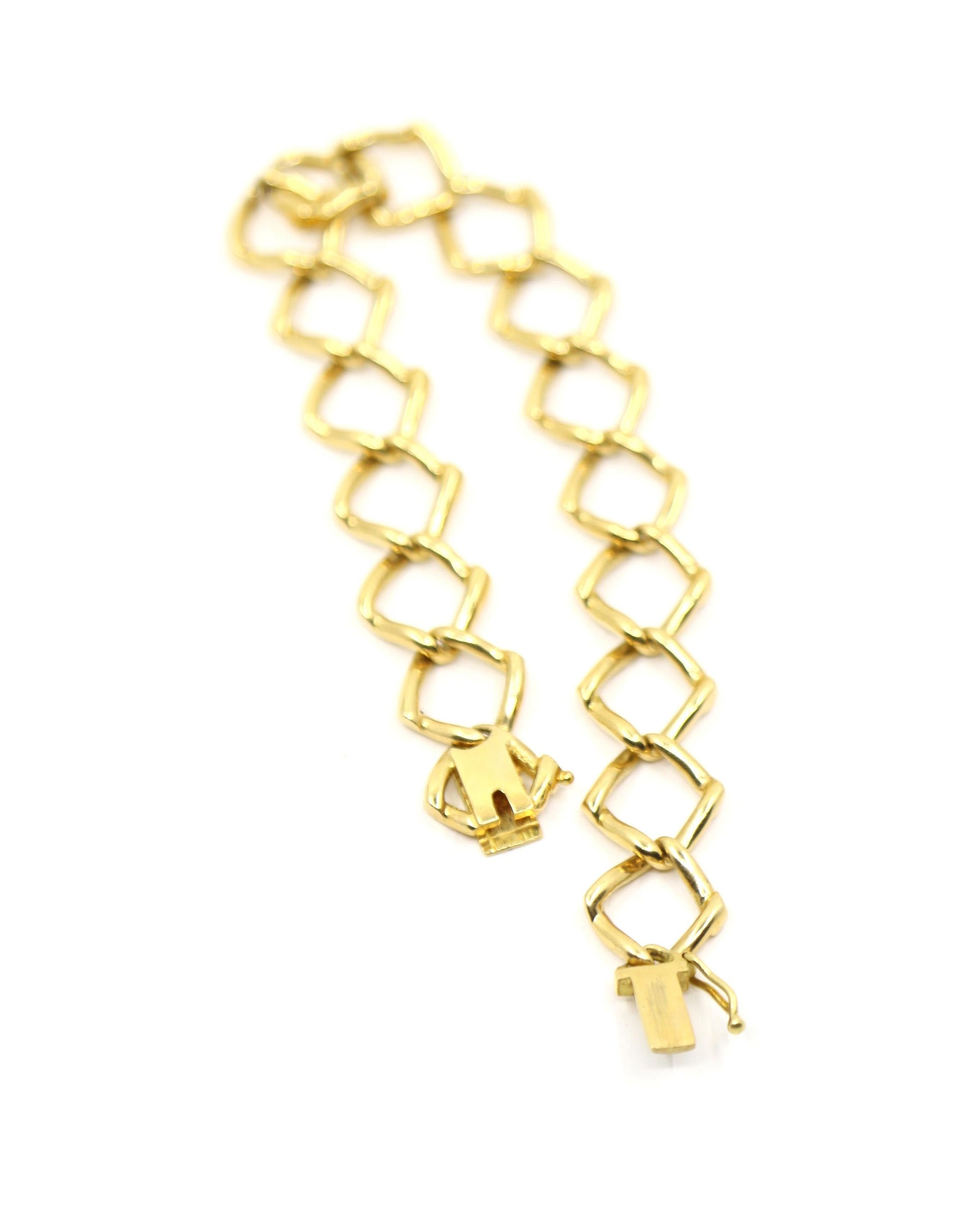 Tiffany & Co Paloma Picasso 18K Gold Triangle Link Bracelet