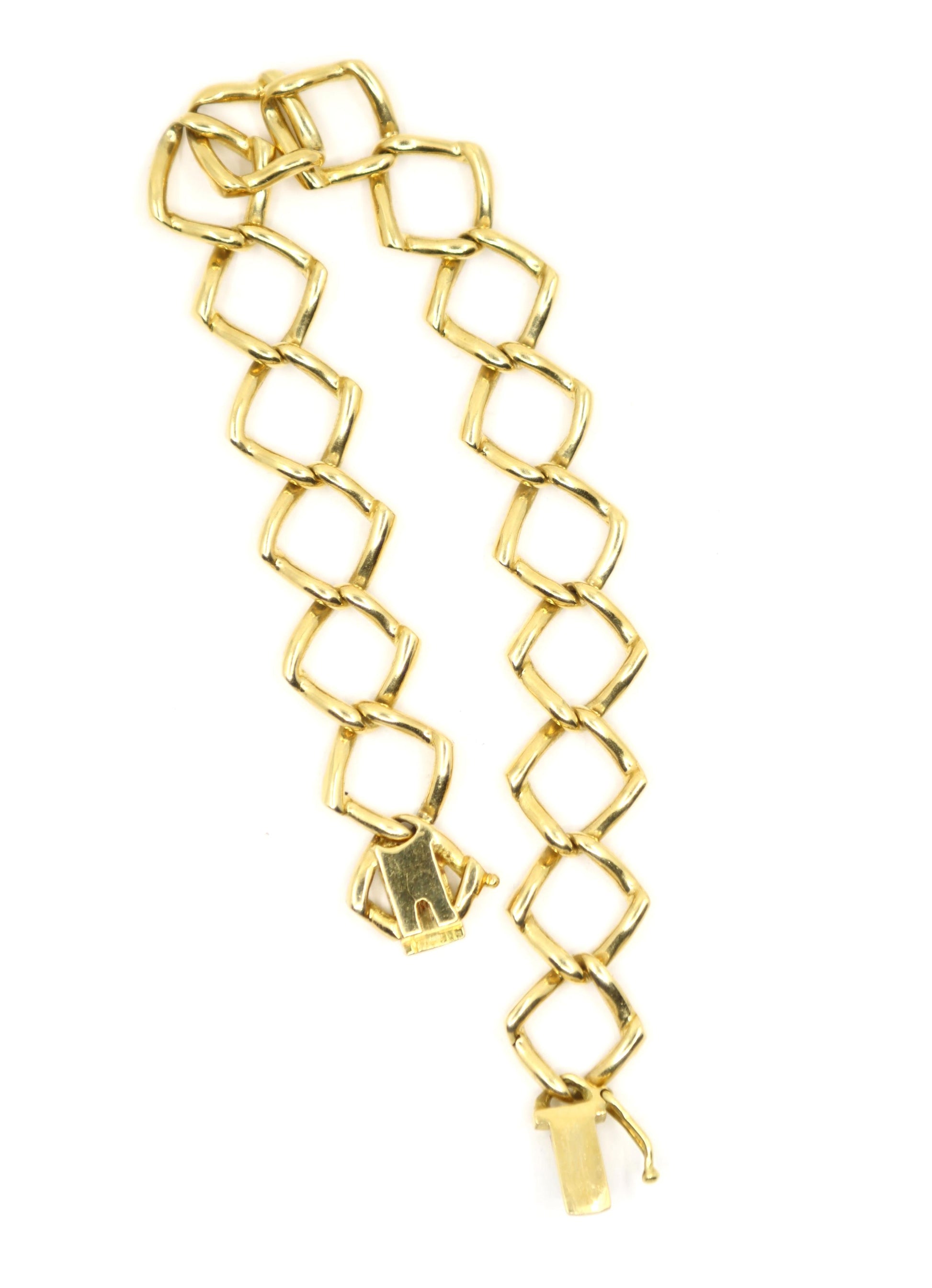 Tiffany & Co Paloma Picasso 18K Gold Triangle Link Bracelet