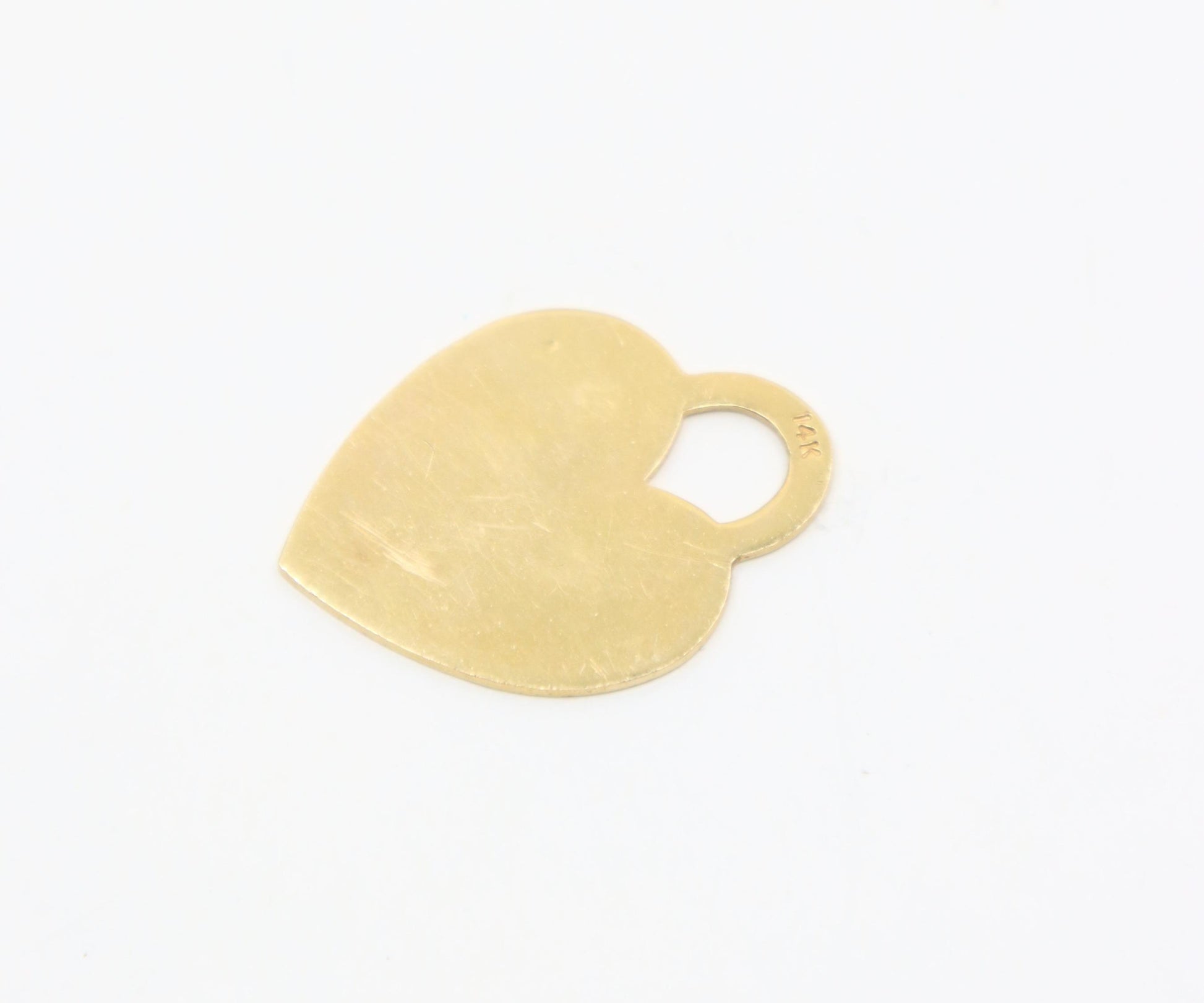 Tiffany & Co 14K Gold Heart Shape Pendant