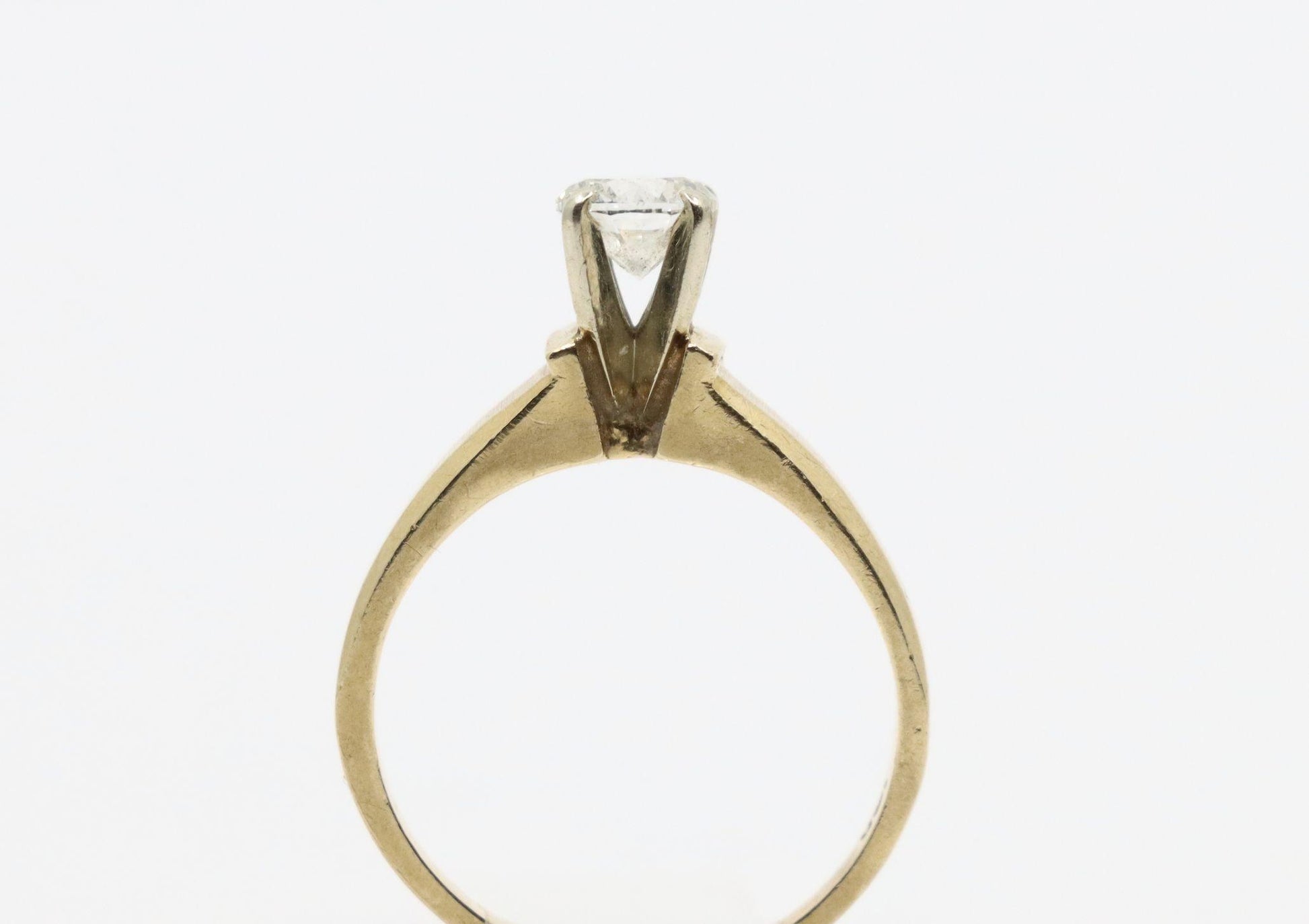 Vintage 14K Gold Diamond Ring