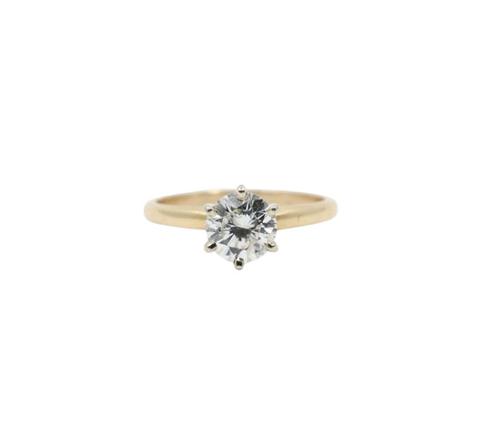 Vintage 14K Gold Diamond Ring