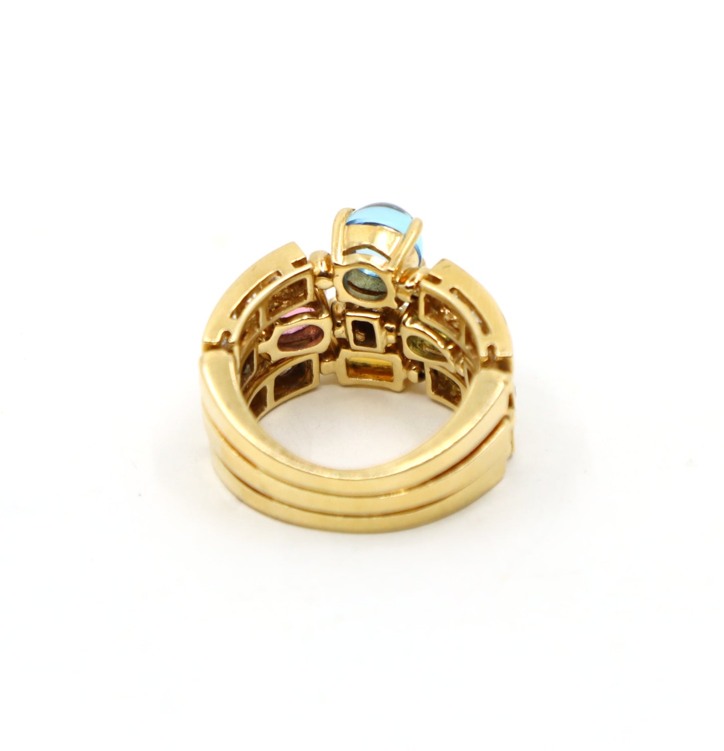 Bulgari Allegra Diamond & Multi-Gemstone Ring