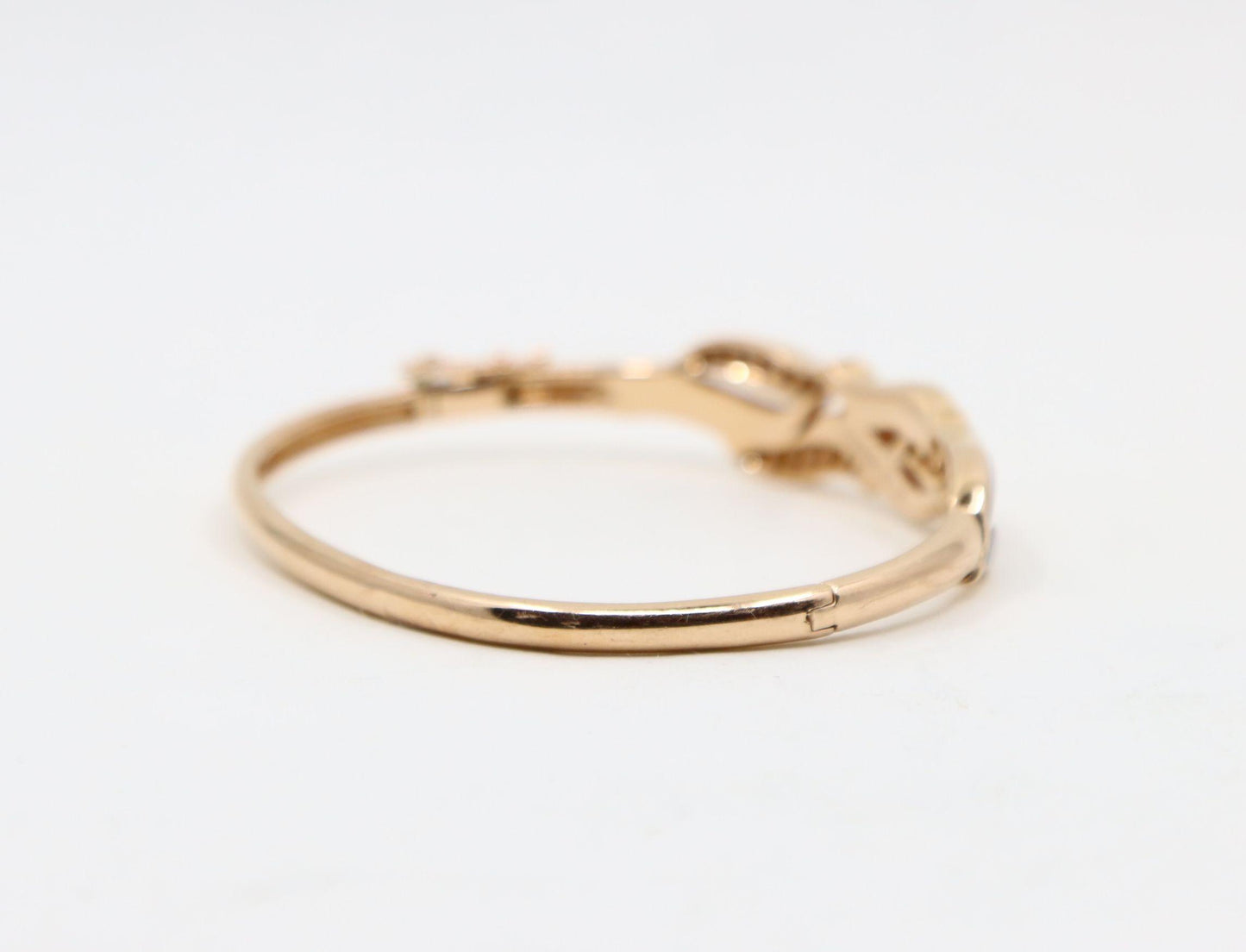 Kabana 14K Gold Diamond Mother of Pearl Bracelet