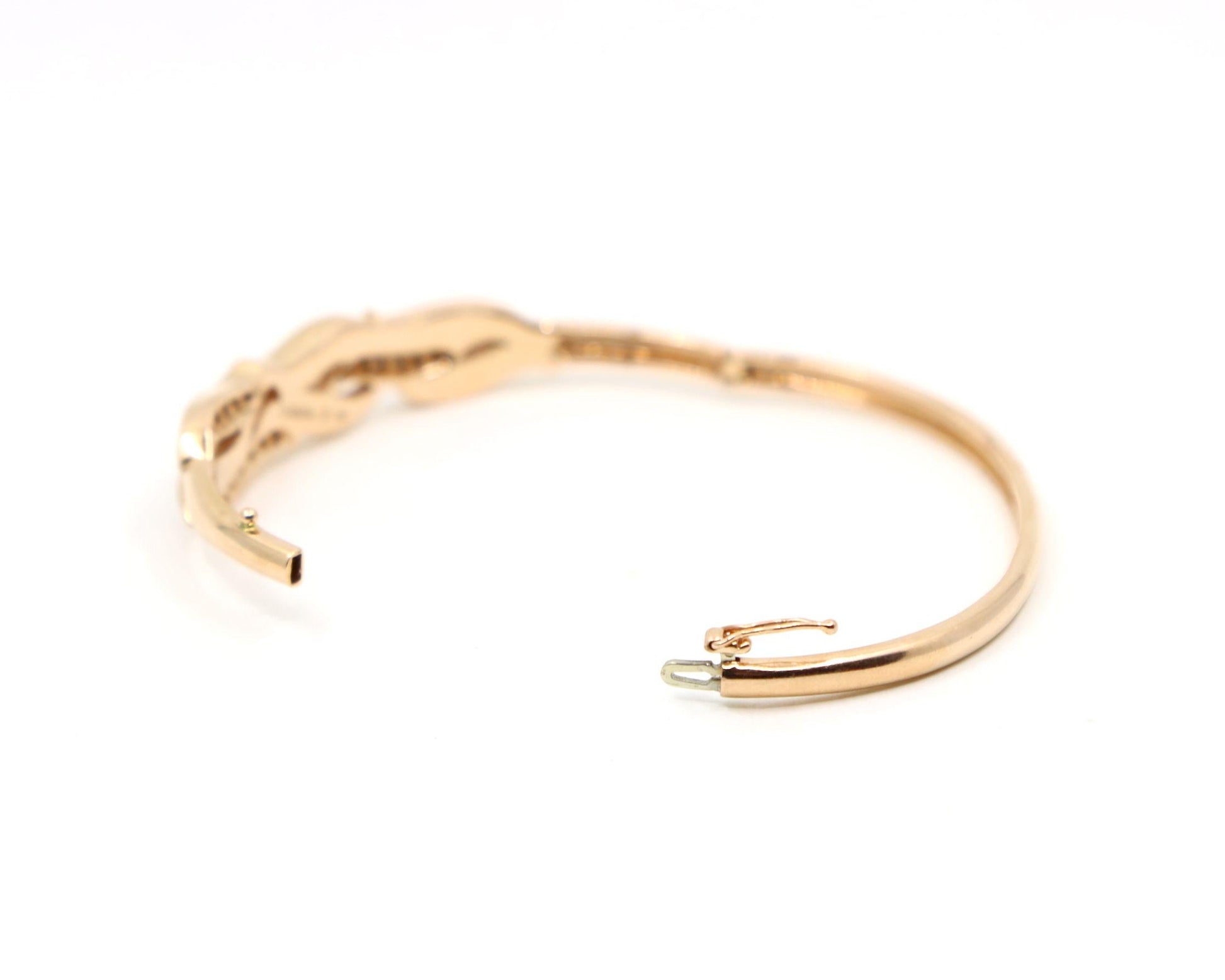 Kabana 14K Gold Diamond Mother of Pearl Bracelet