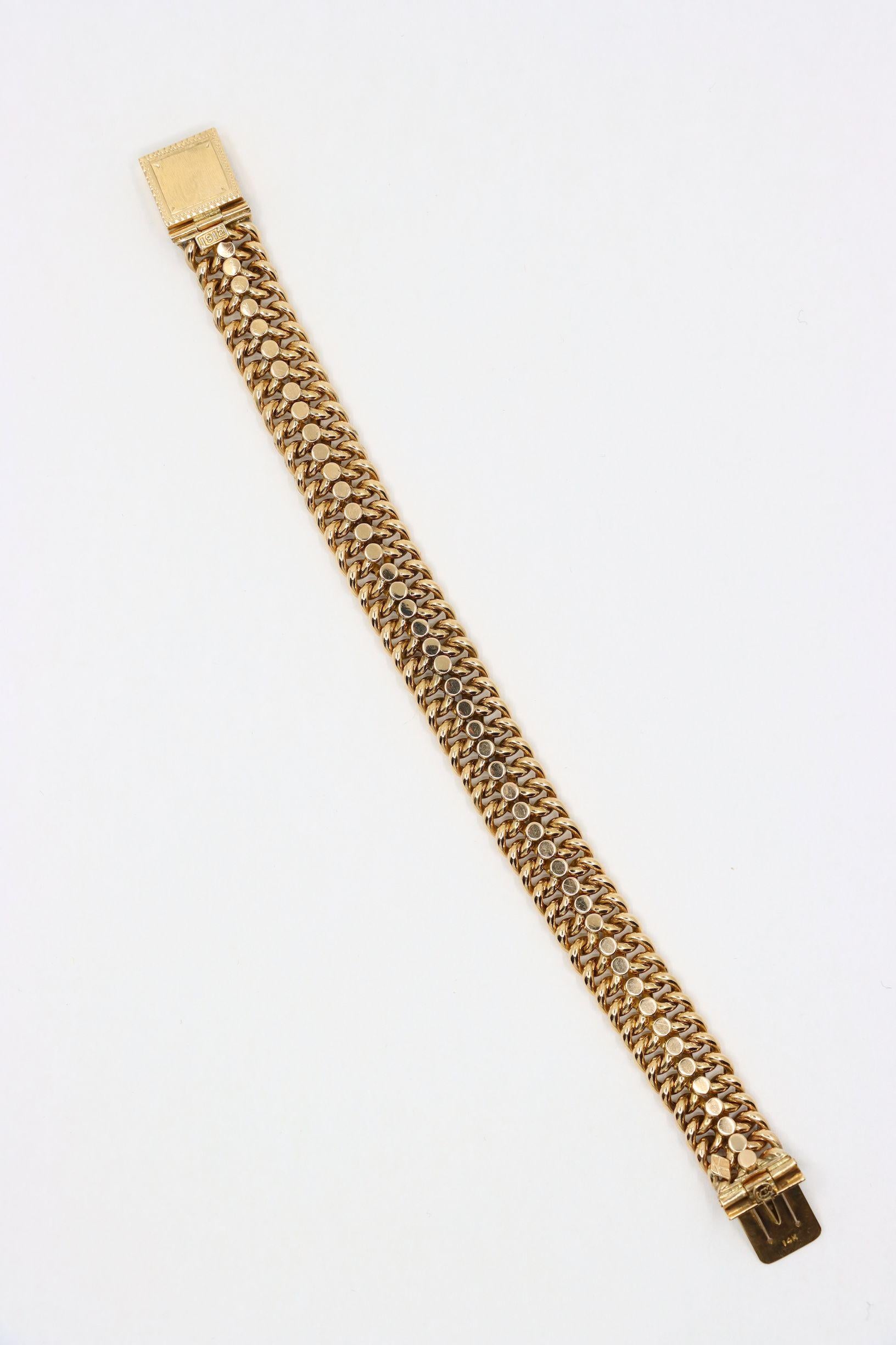 Antique 1912's 14K Gold Bracelet