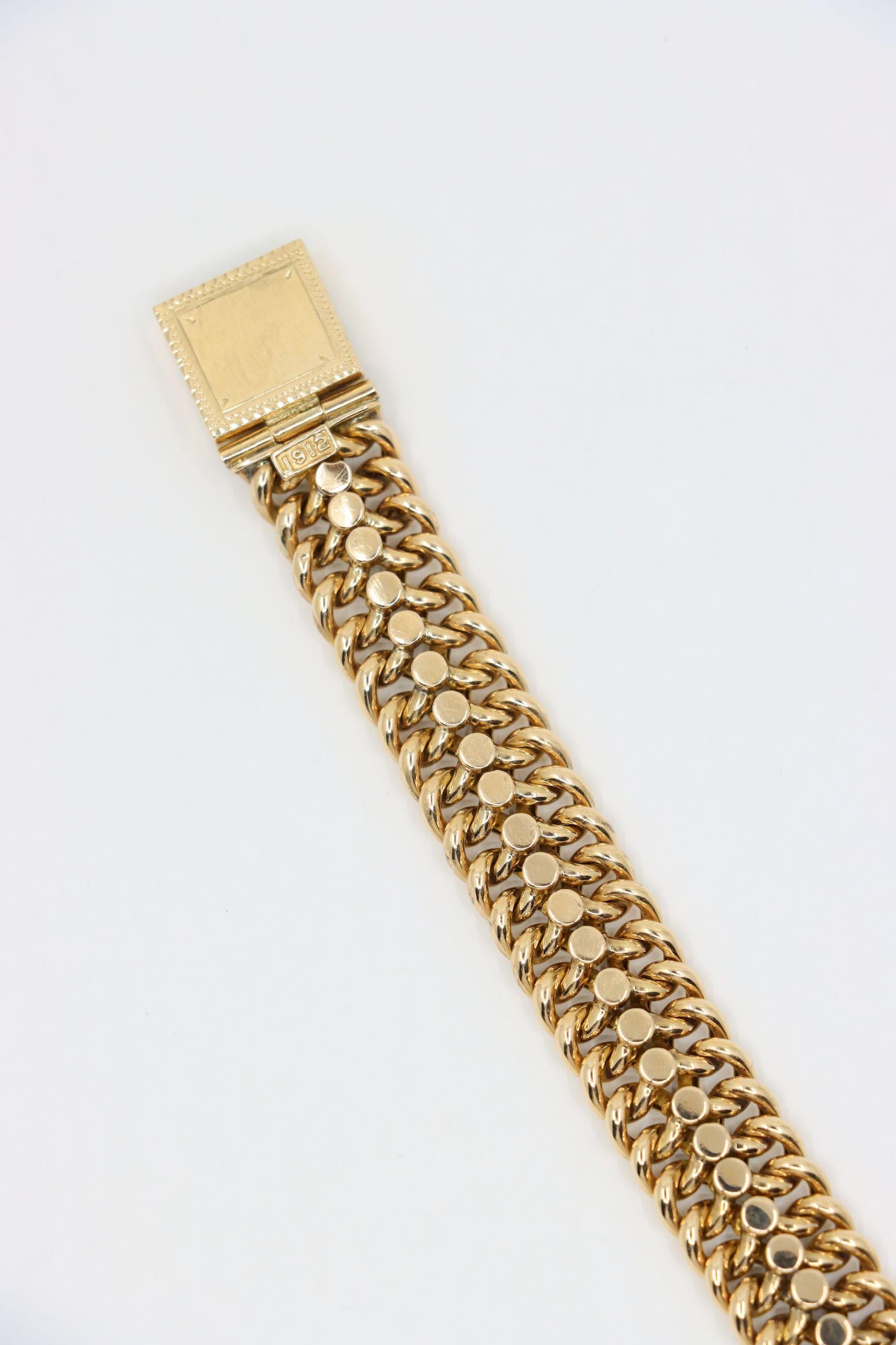 Antique 1912's 14K Gold Bracelet