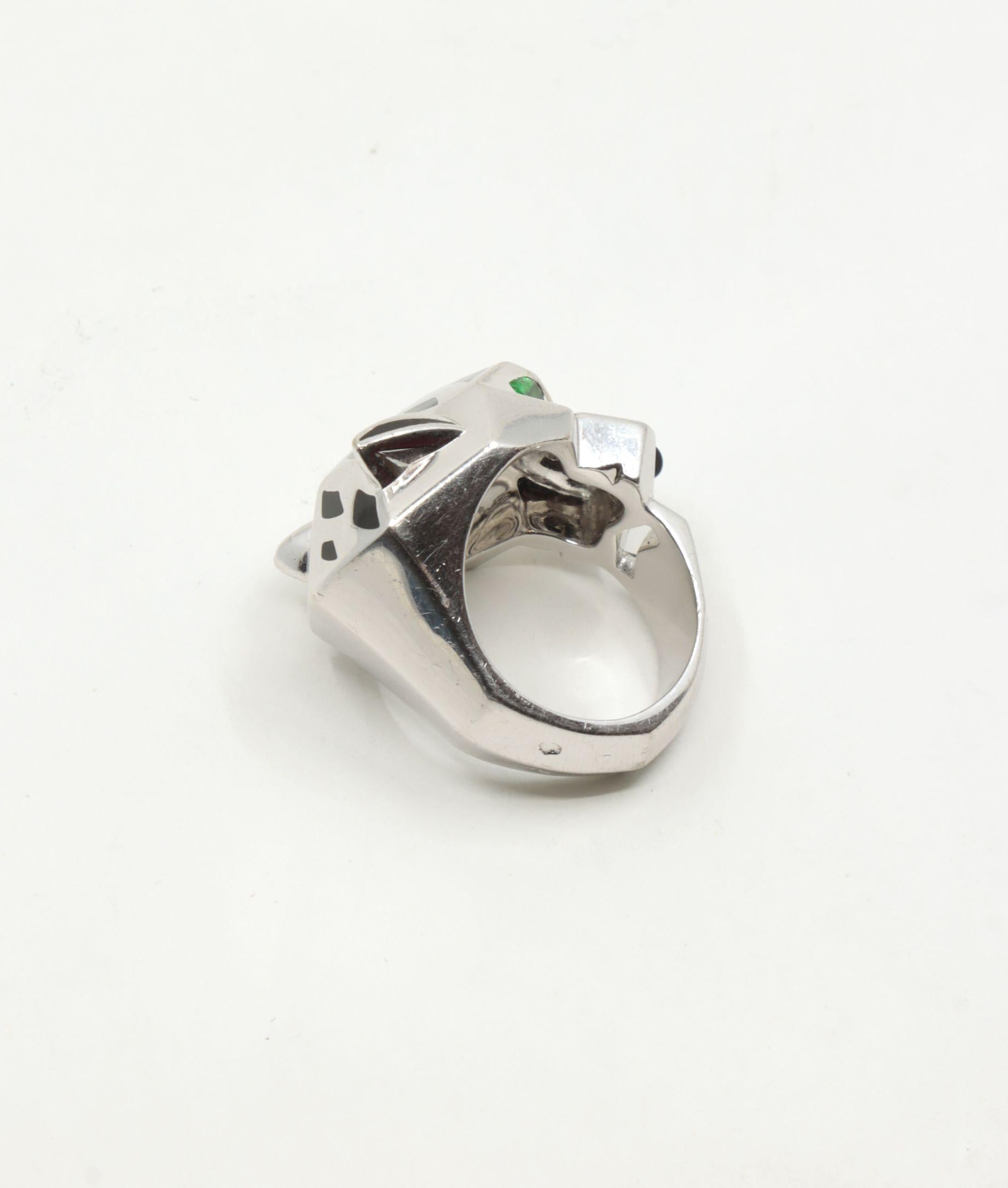 18K White Gold Panthère de Cartier Ring