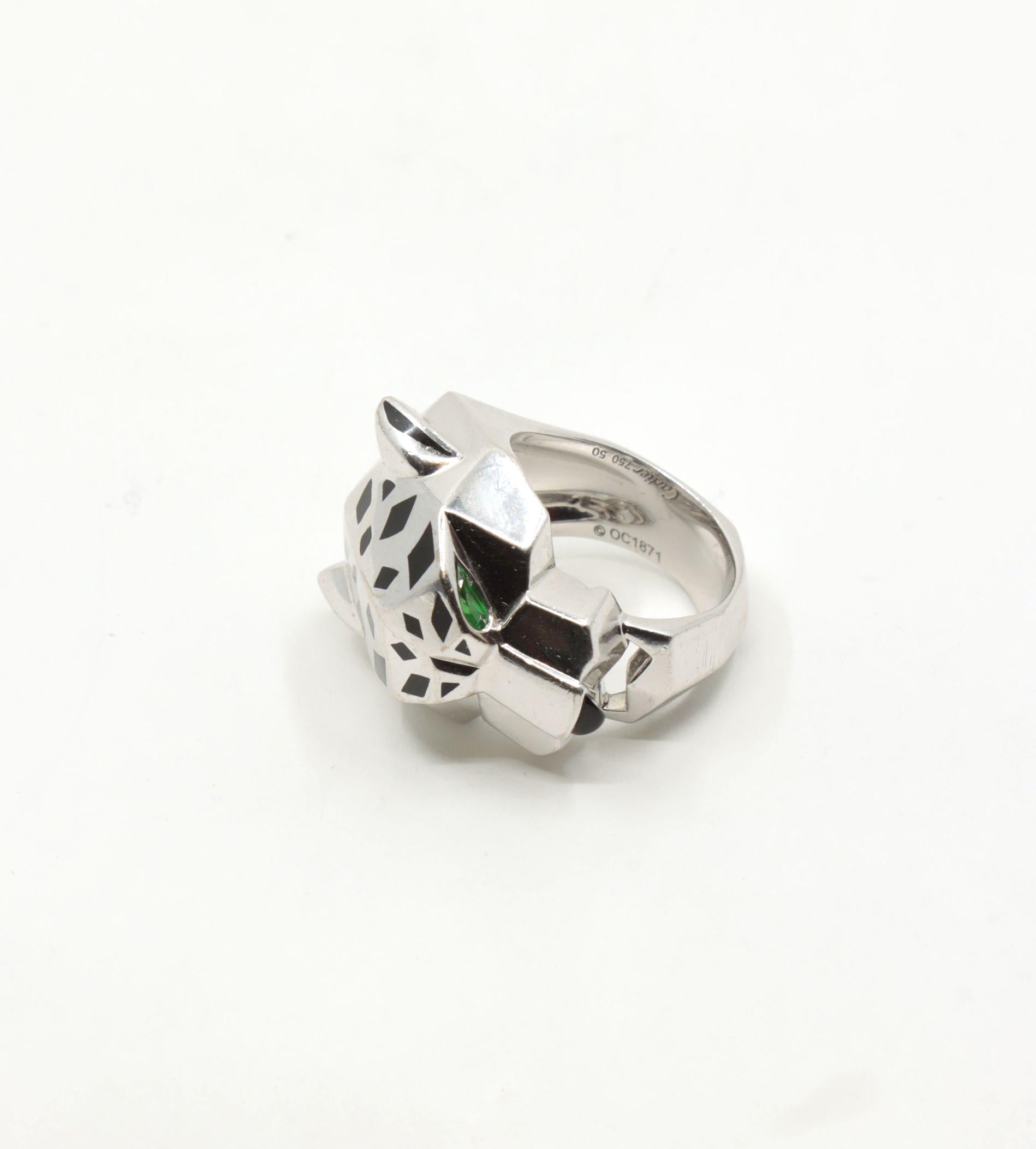 18K White Gold Panthère de Cartier Ring