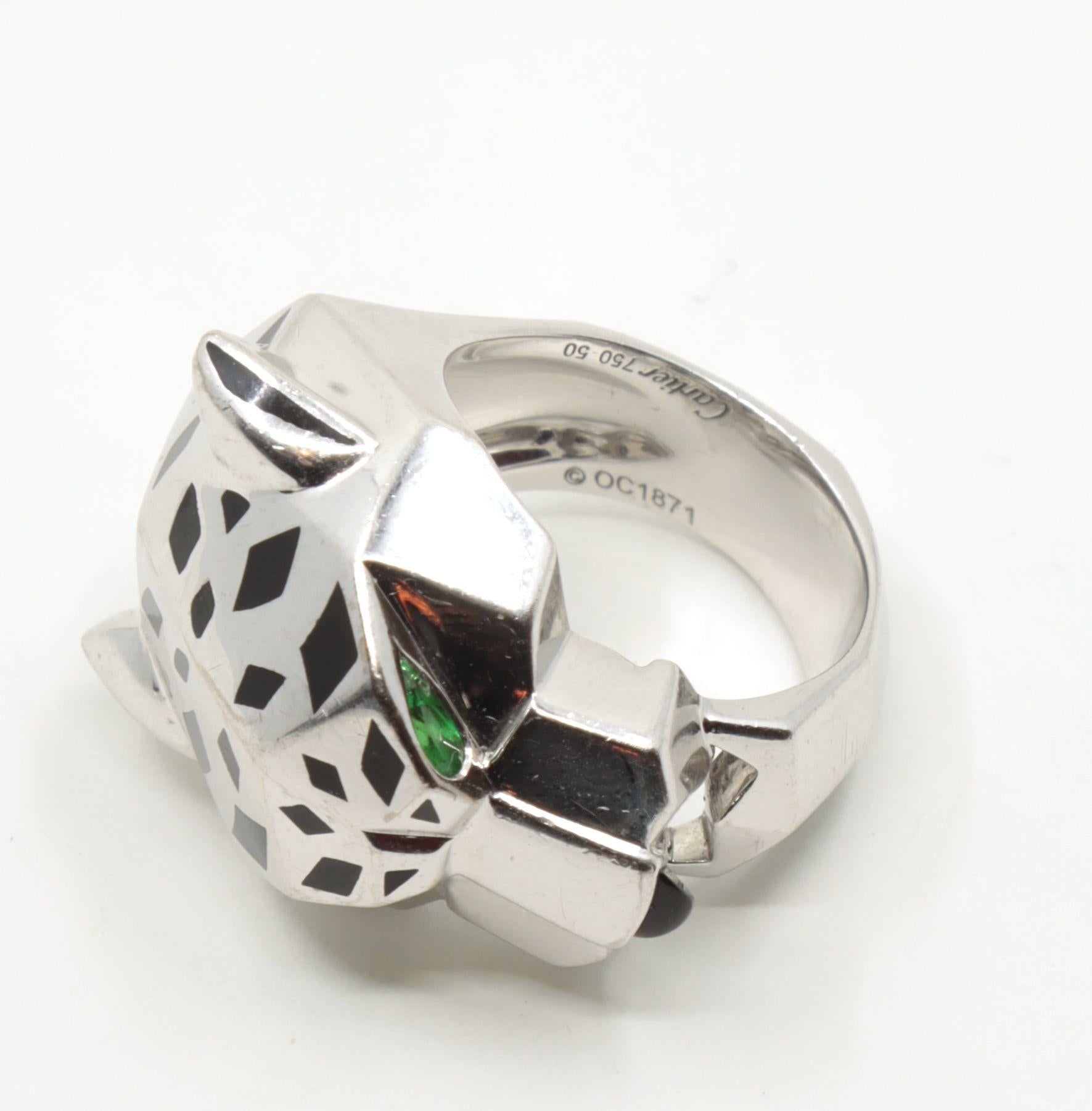 18K White Gold Panthère de Cartier Ring