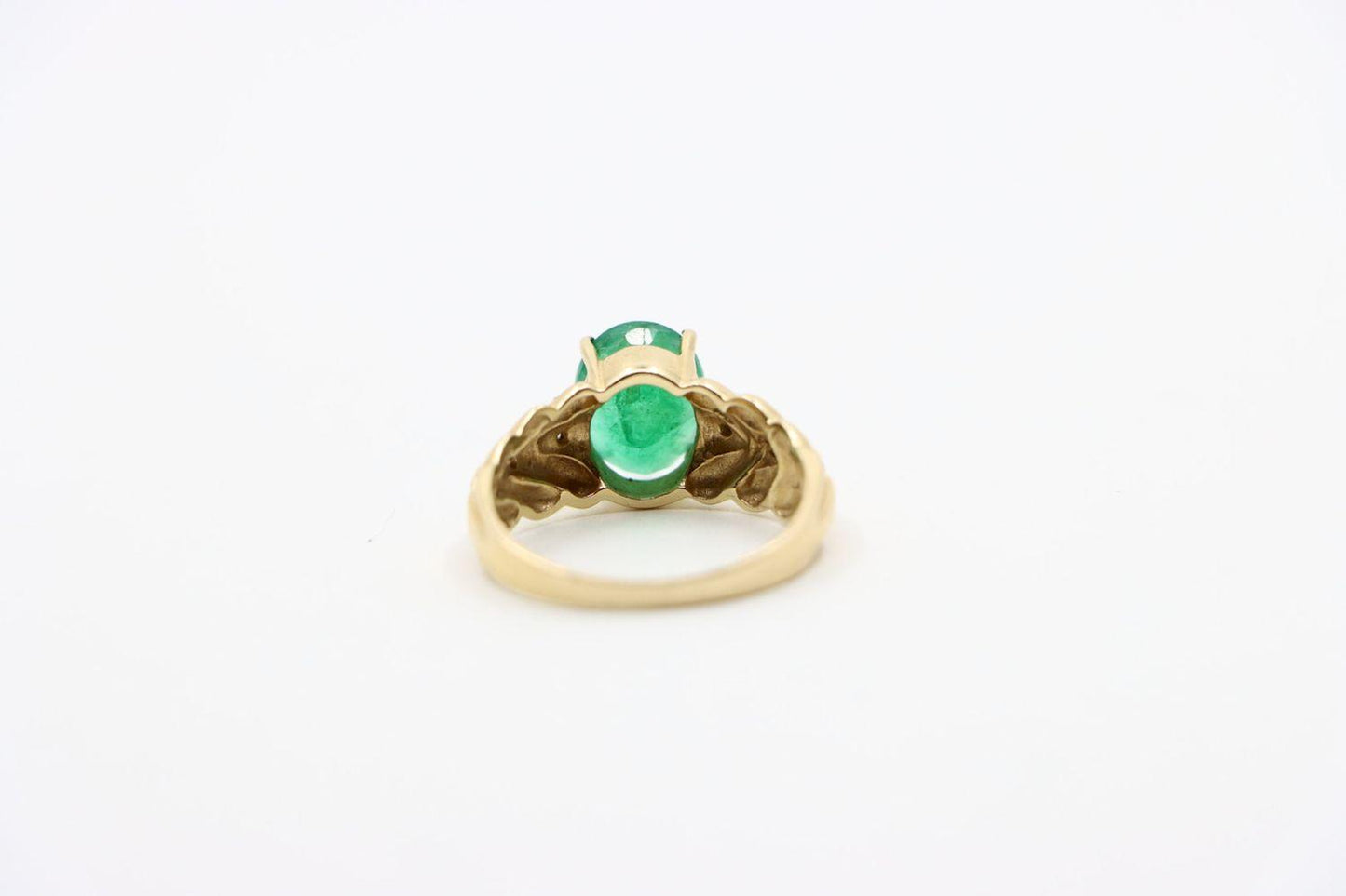 Vintage 14K Gold Emerald Ring