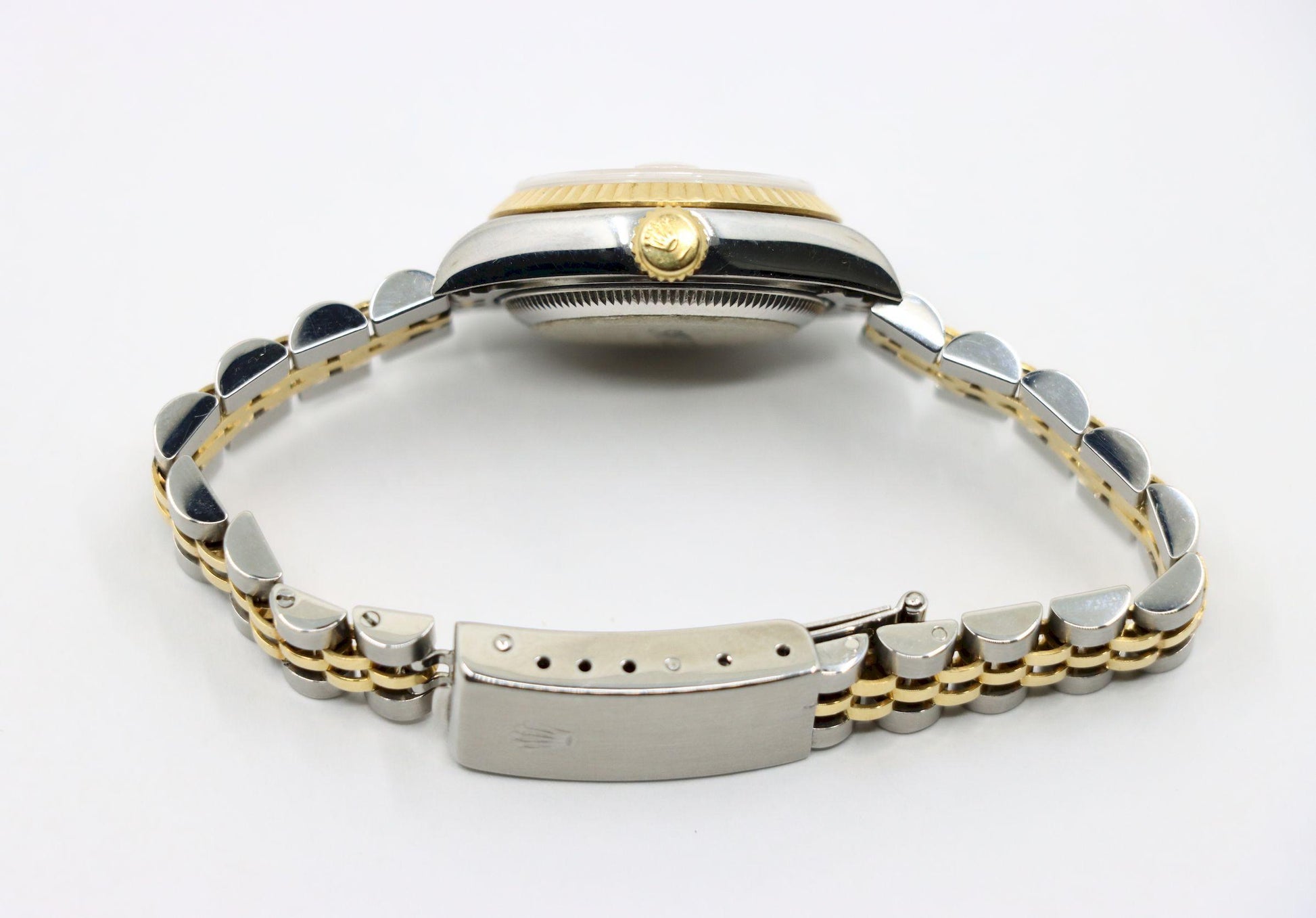 A Pair of Rolex 18K Gold Oyster Perpetual Datejust Gent's & Ladies Watch