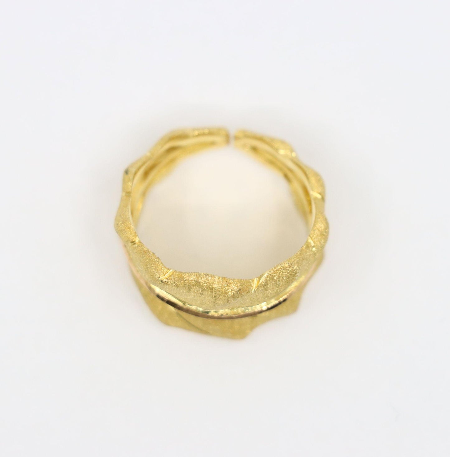 Buccellati 18K Gold Leaf Motif Ring