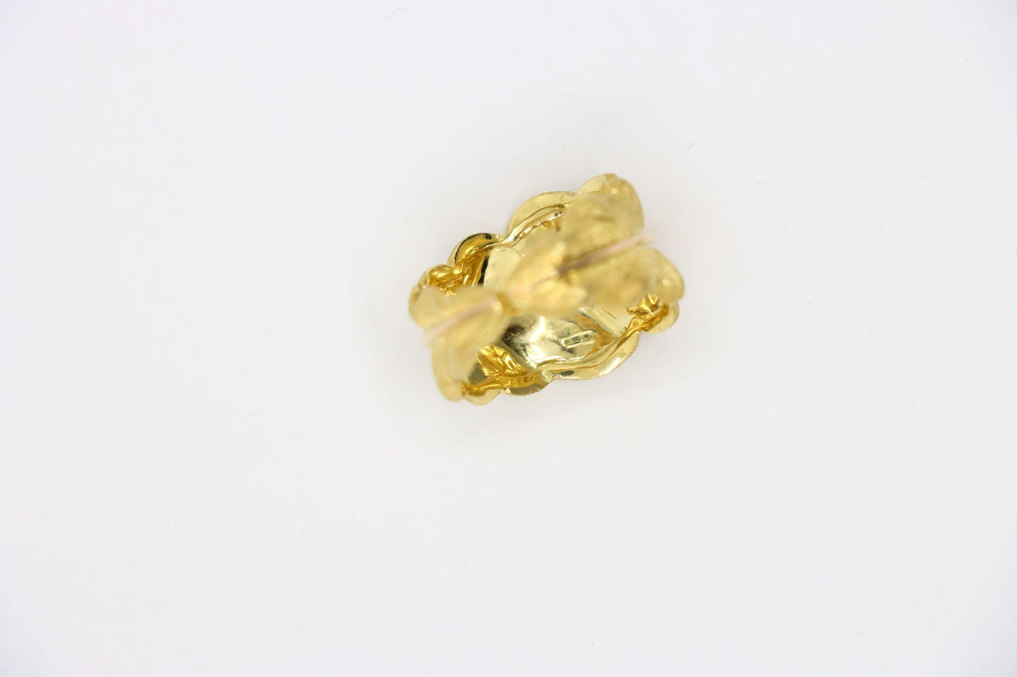 Buccellati 18K Gold Leaf Motif Ring
