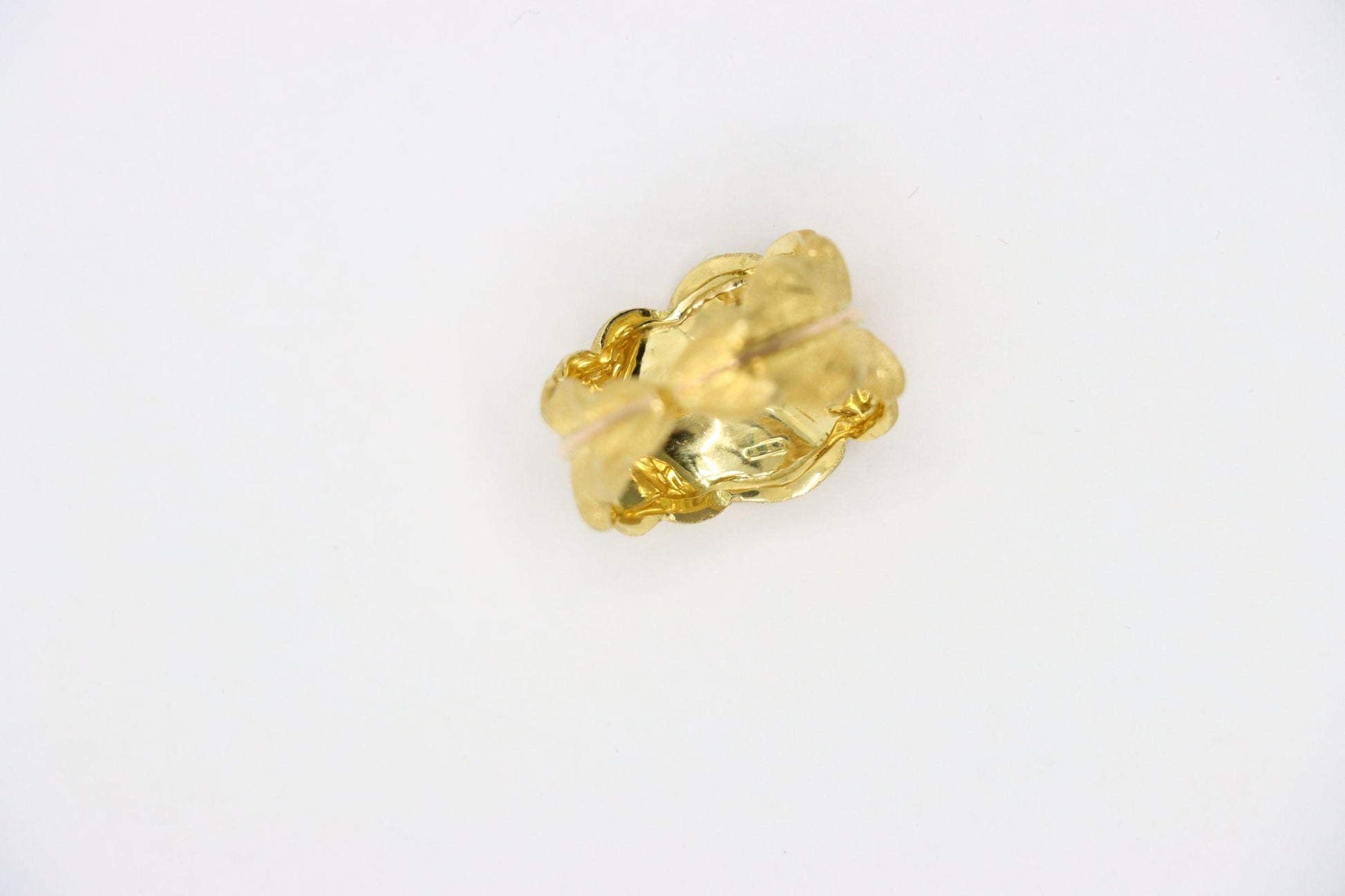 Buccellati 18K Gold Leaf Motif Ring